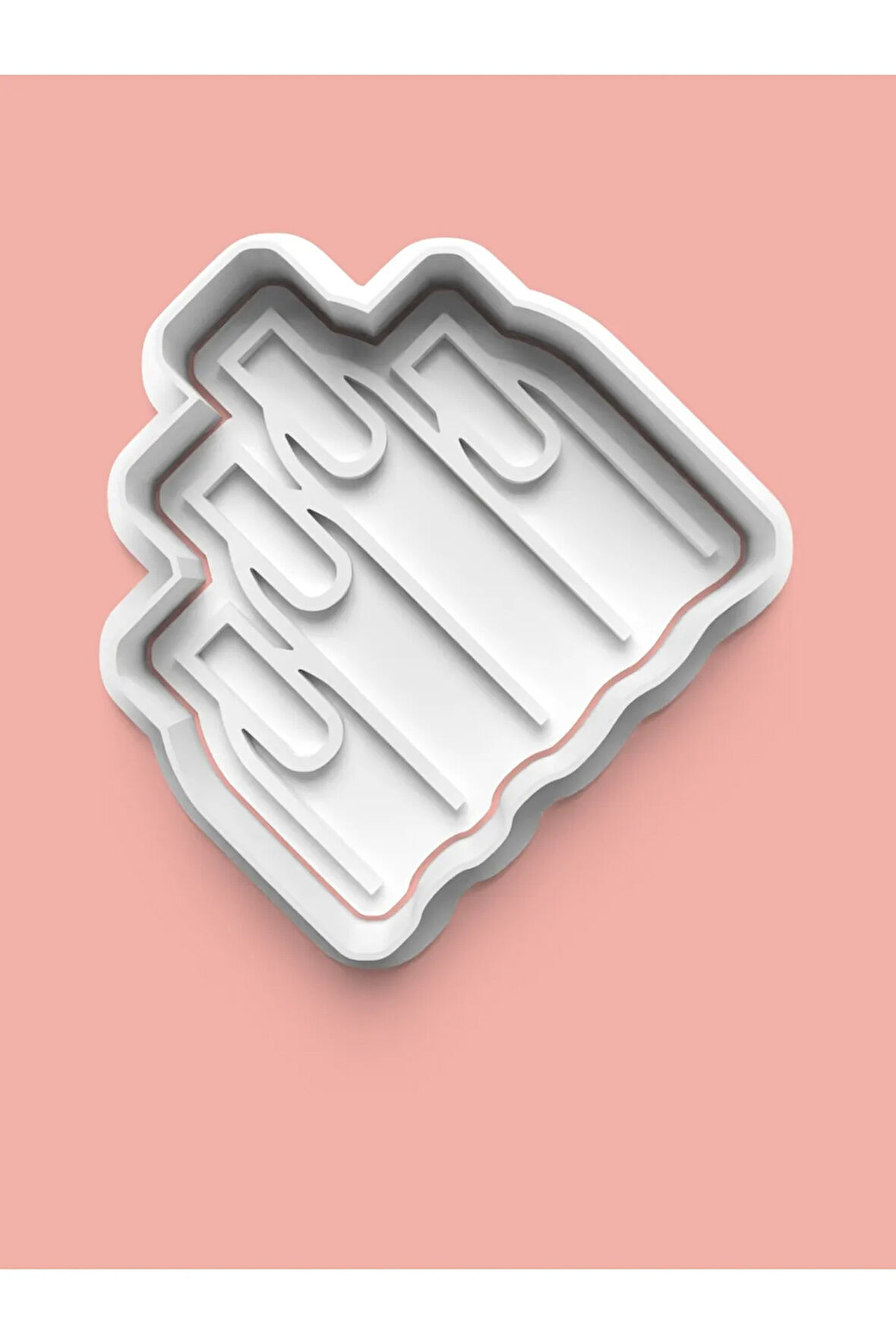 Manikürlü Tırnaklar Kurabiye Kalıbı Ve Şeker Hamuru Kalıbı