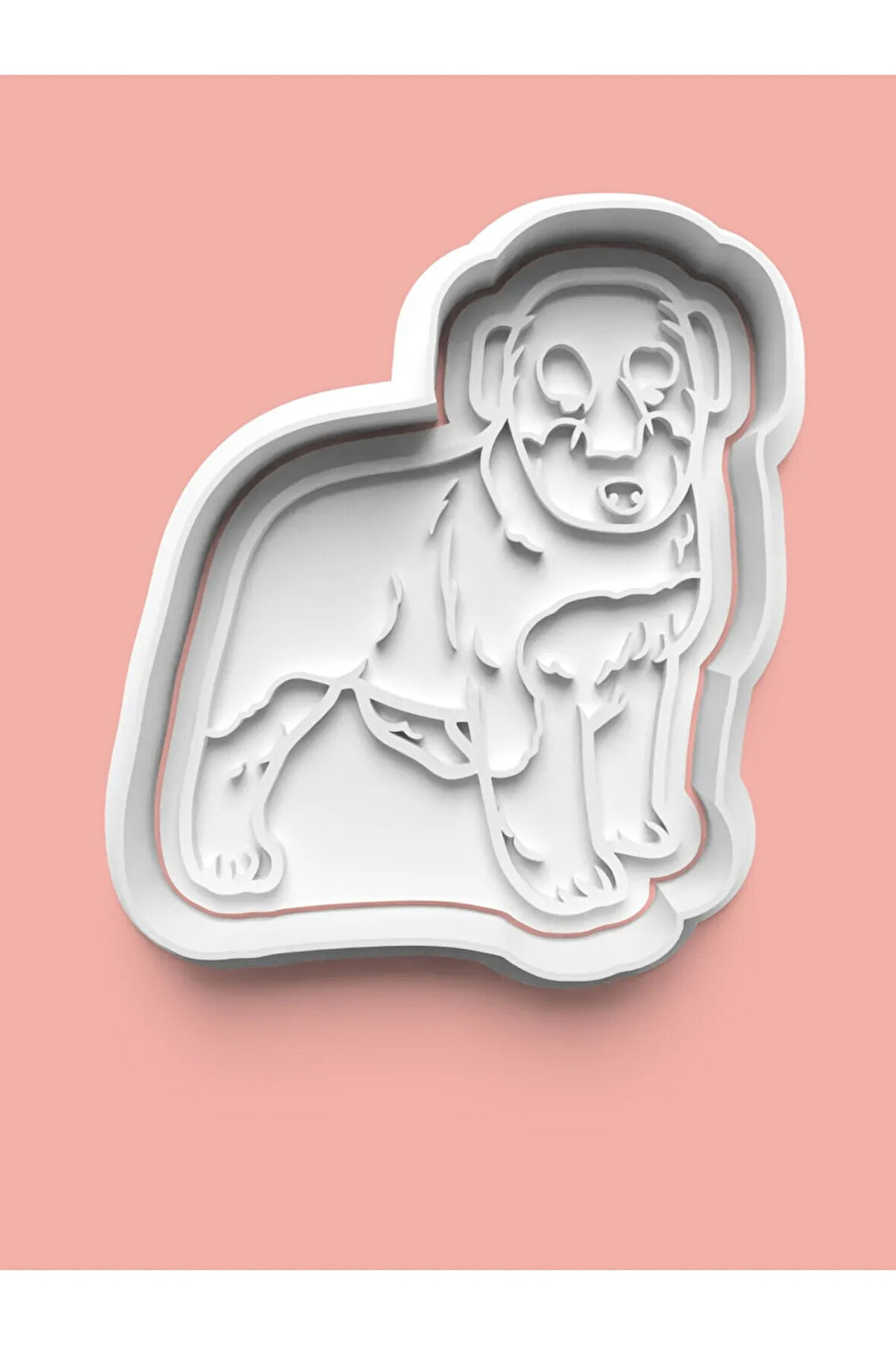 Airedale Terrier Köpek Figürü Kurabiye Kalıbı Ve Şeker Hamuru Kalıbı