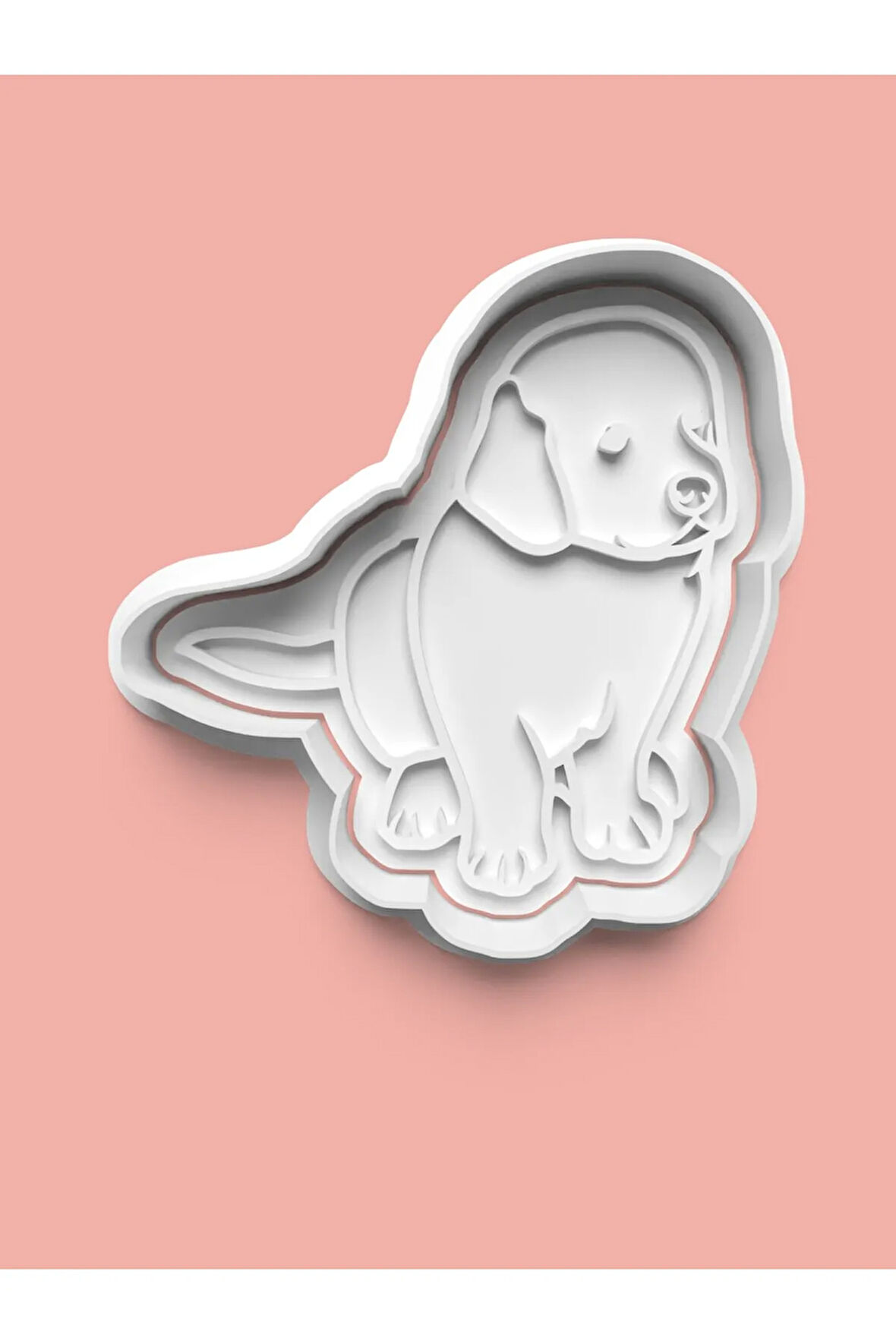 Labrador Retriever Köpek Figürü Kurabiye Kalıbı Ve Şeker Hamuru Kalıbı