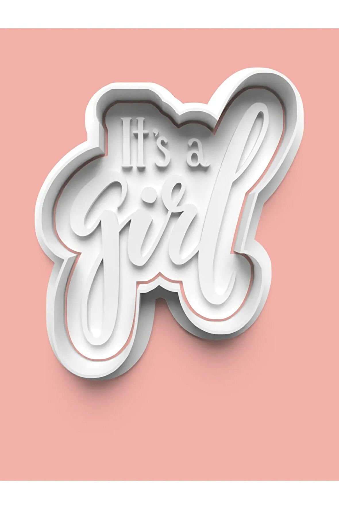 Kız Çocuğu Kurabiye Kalıbı Ve Şeker Hamuru Kalıbı