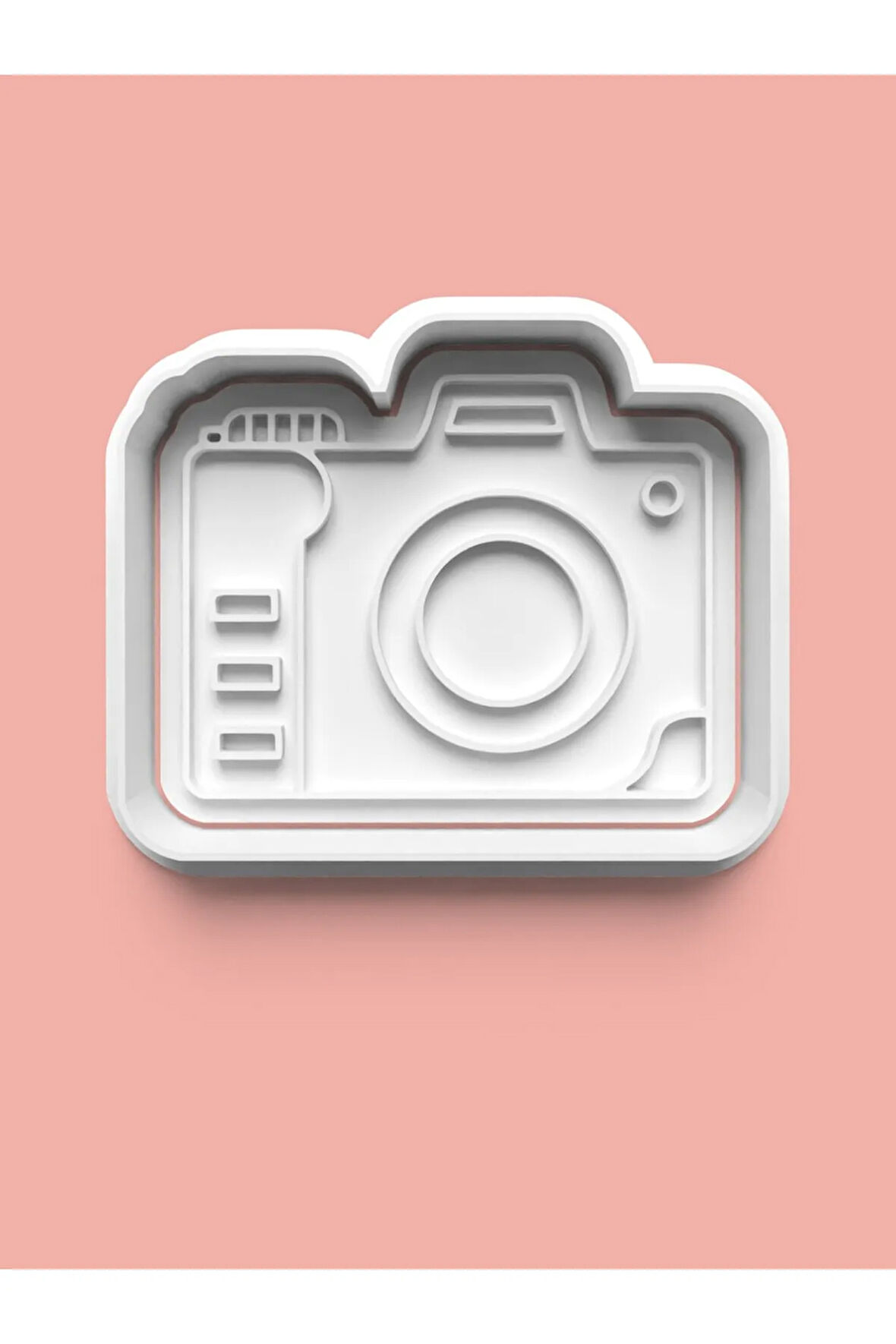 Fotoğraf Makinesi Kurabiye Kalıbı Ve Şeker Hamuru Kalıbı