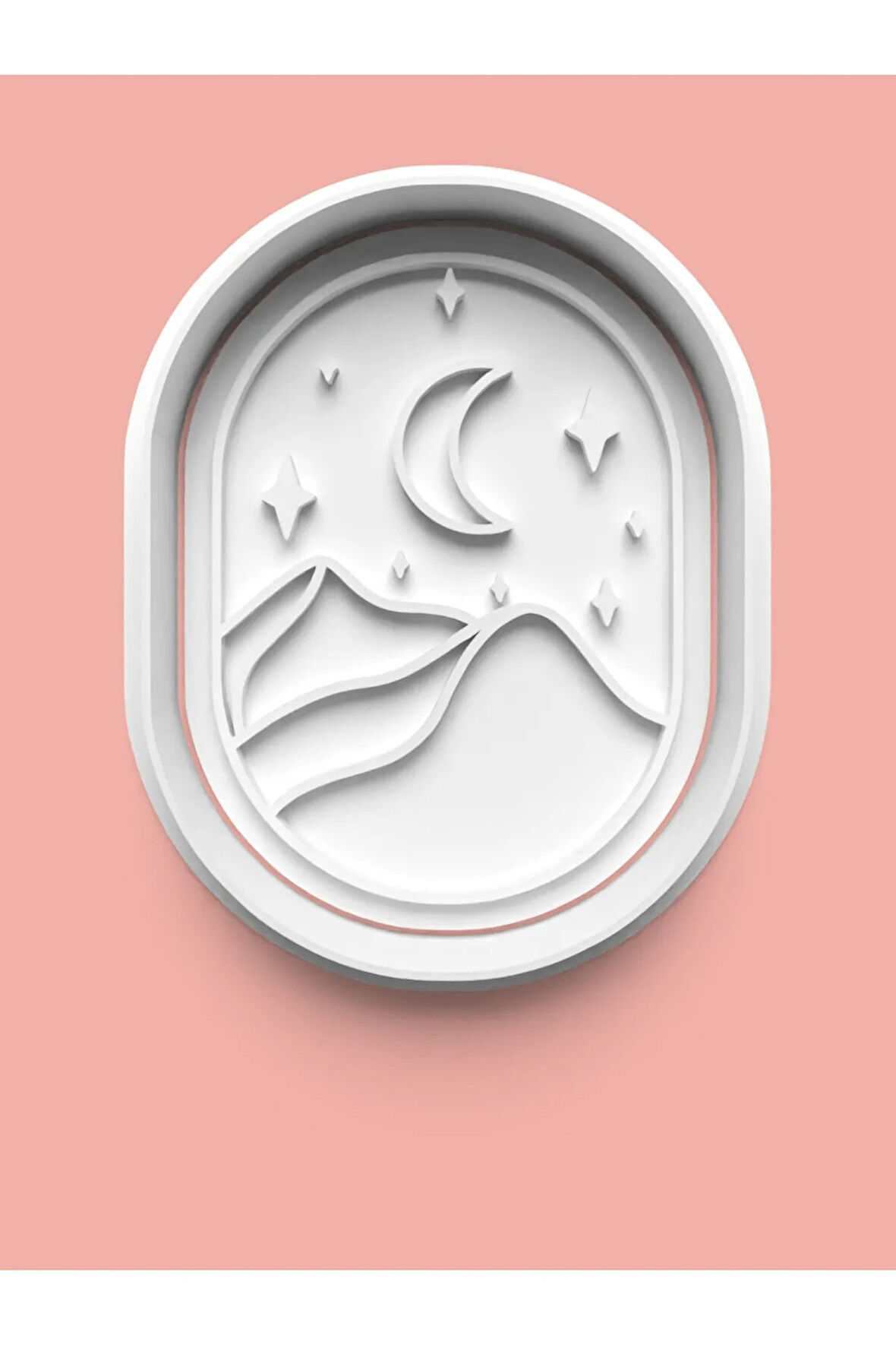 Ay Temalı Kurabiye Kalıbı Ve Şeker Hamuru Kalıbı