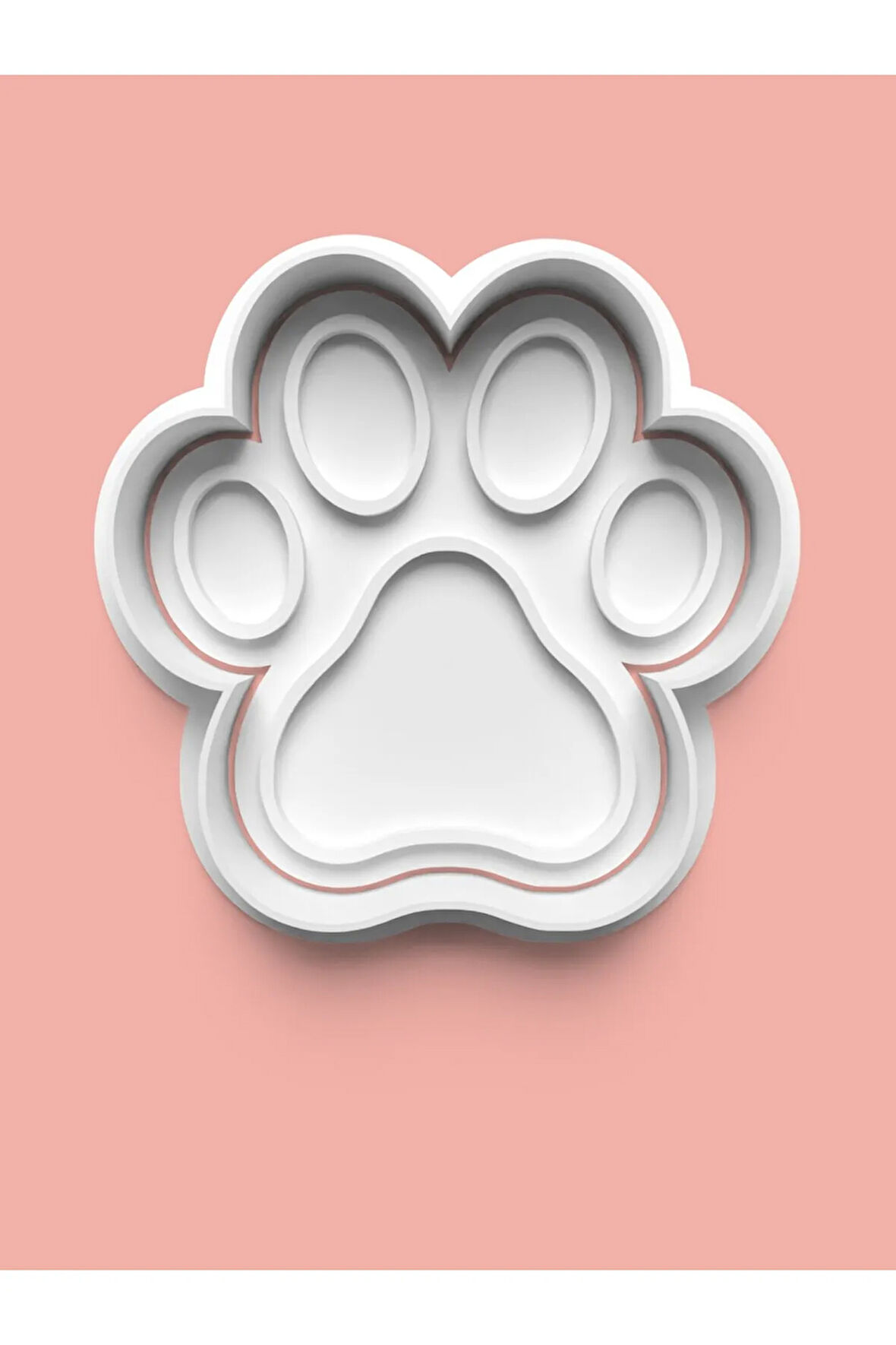 Köpek Patisi Kurabiye Kalıbı Ve Şeker Hamuru Kalıbı