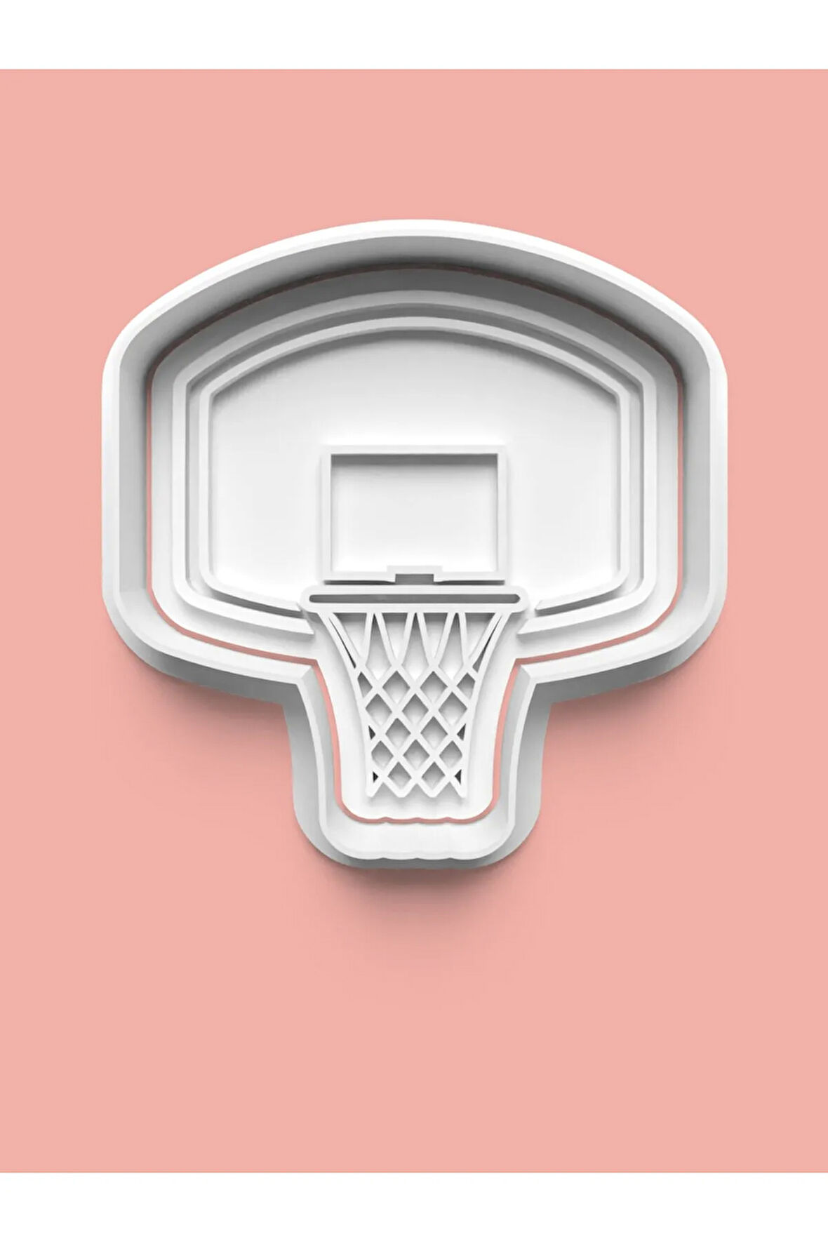 Basketbol Potası Kurabiye Kalıbı Ve Şeker Hamuru Kalıbı