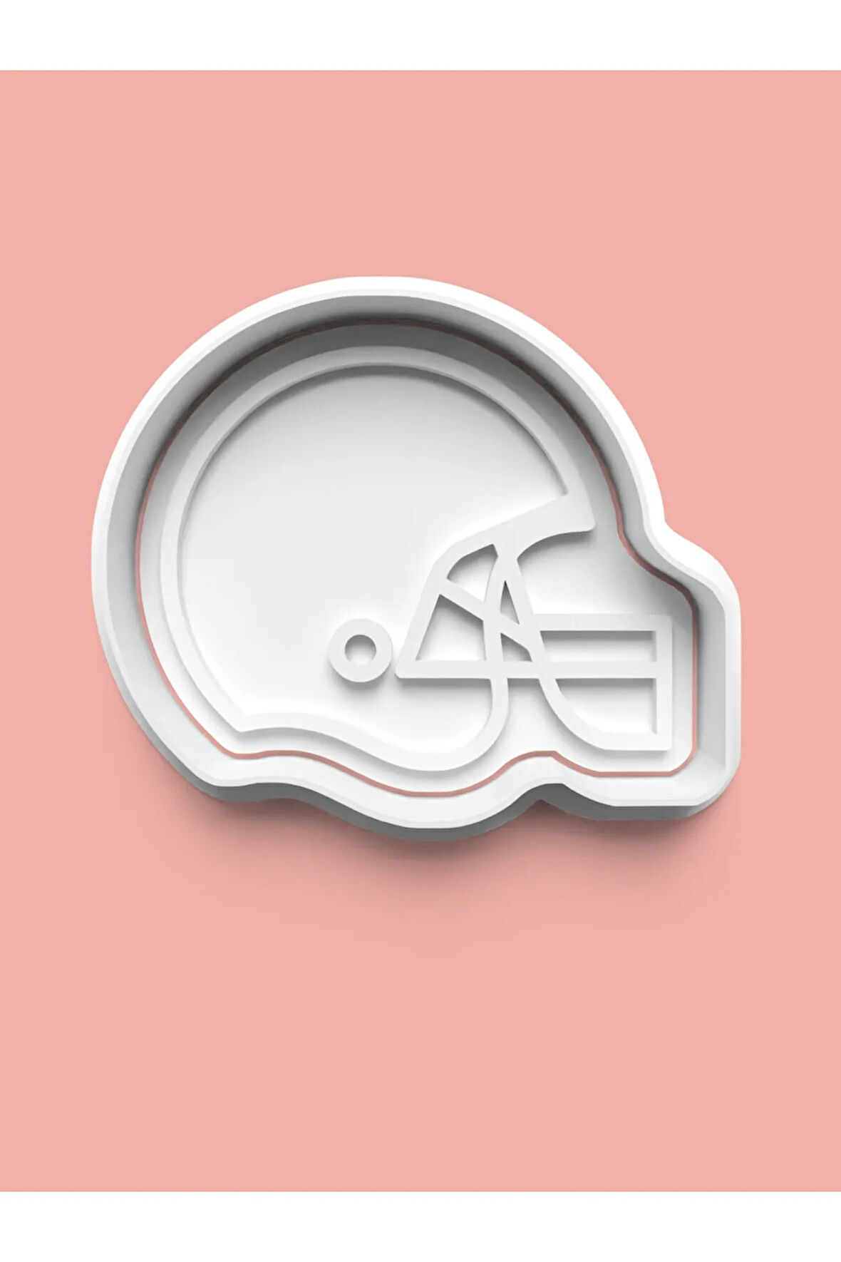 Amerikan Futbol Kaskı Kurabiye Kalıbı Ve Şeker Hamuru Kalıbı