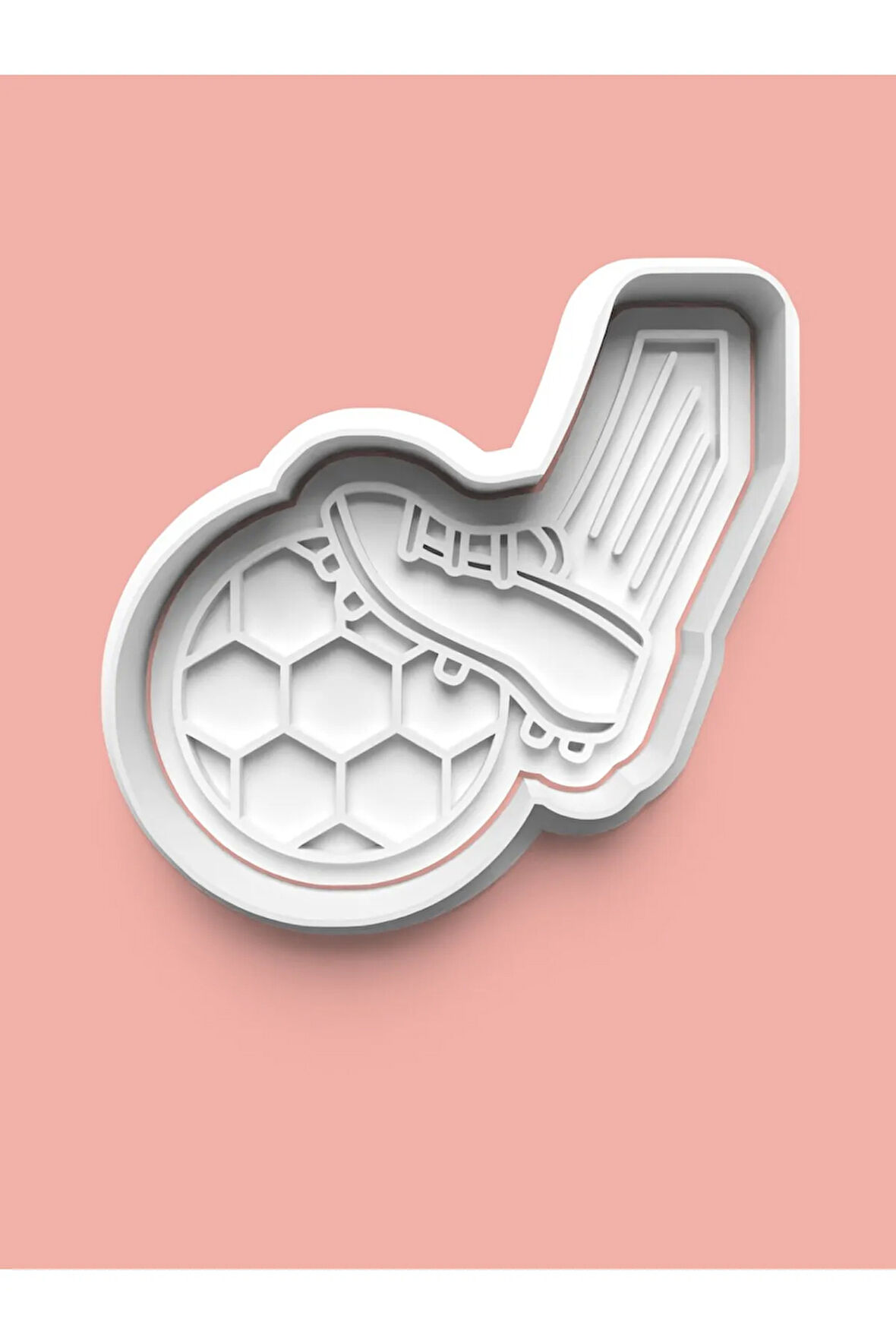 Futbol Topu ve Krampon Kurabiye Kalıbı Ve Şeker Hamuru Kalıbı