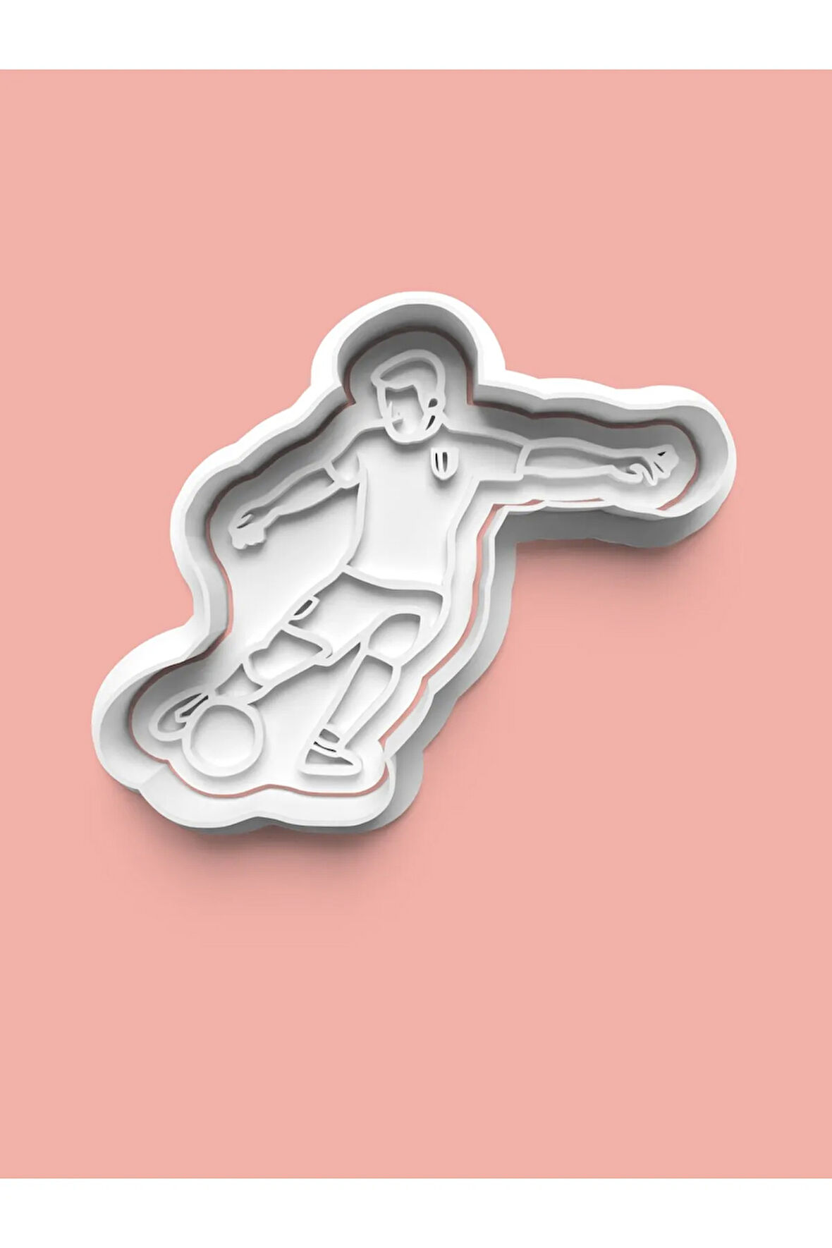 Futbolcu Kurabiye Kalıbı Ve Şeker Hamuru Kalıbı