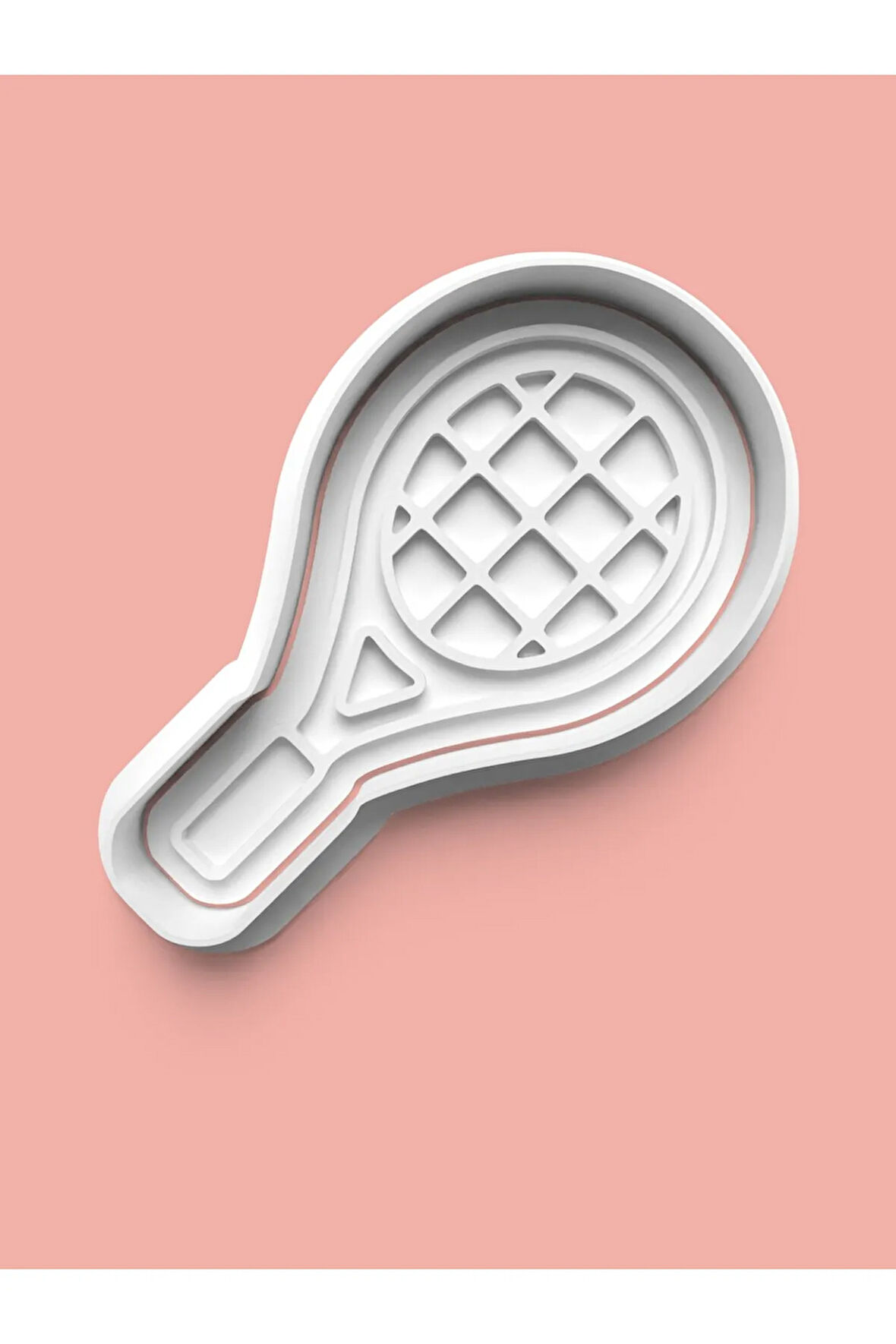 Tenis Raketi Kurabiye Kalıbı Ve Şeker Hamuru Kalıbı