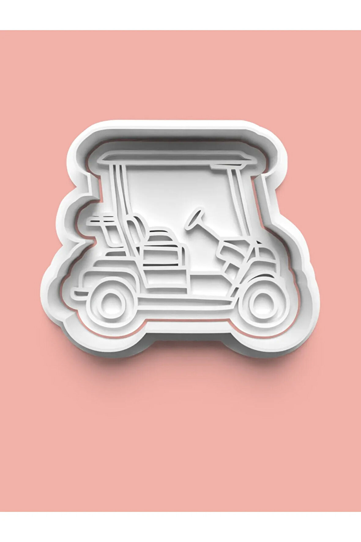 Golf Arabası Kurabiye Kalıbı Ve Şeker Hamuru Kalıbı