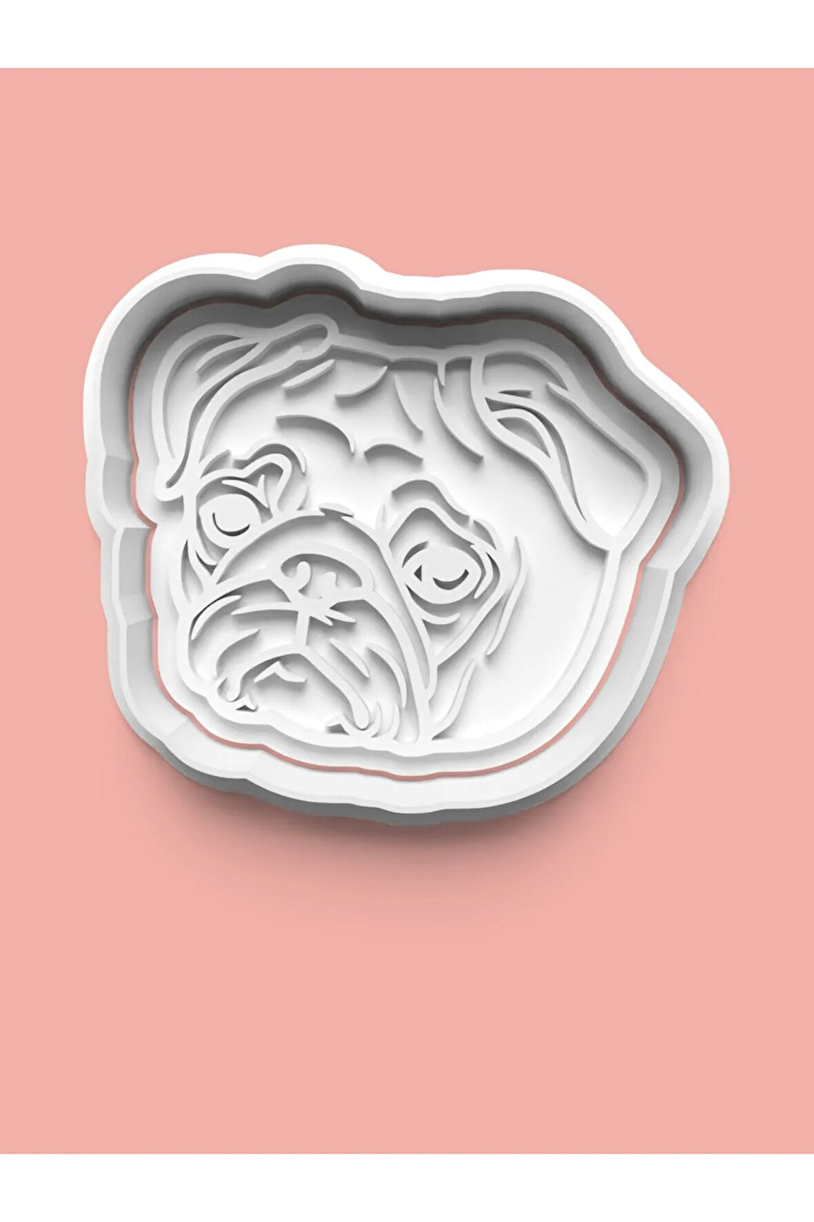 Köpek Yüzü Kurabiye Kalıbı Ve Şeker Hamuru Kalıbı 0380-1