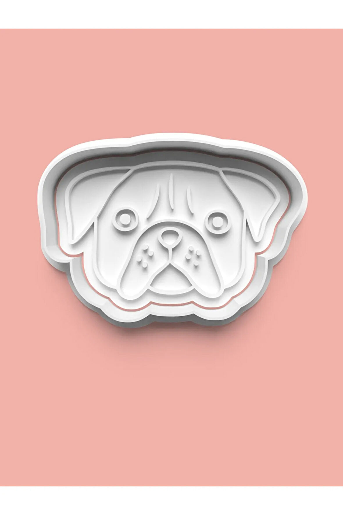 Köpek Yüzü Kurabiye Kalıbı Ve Şeker Hamuru Kalıbı 0380-2