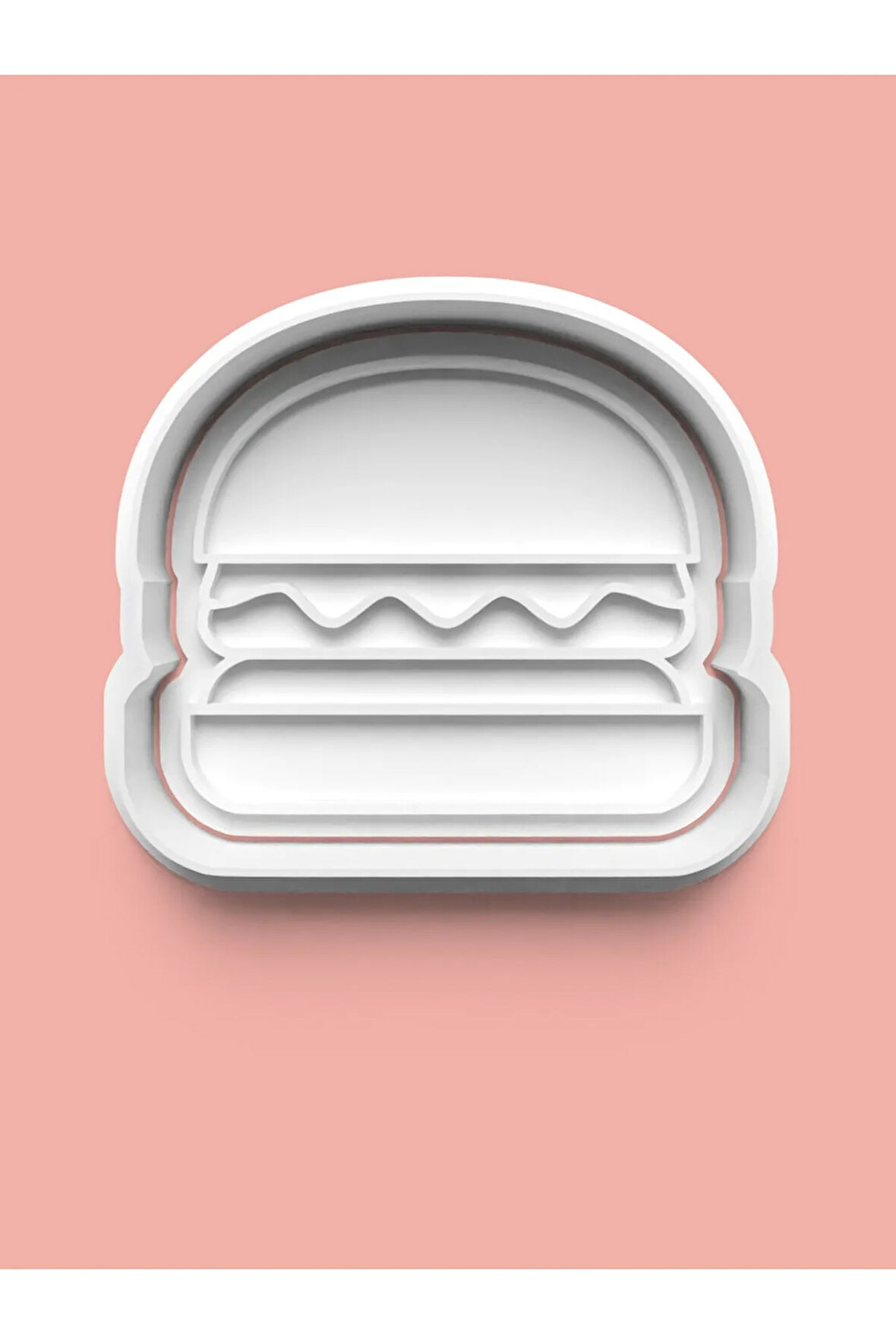 Hamburger Kurabiye Kalıbı Ve Şeker Hamuru Kalıbı