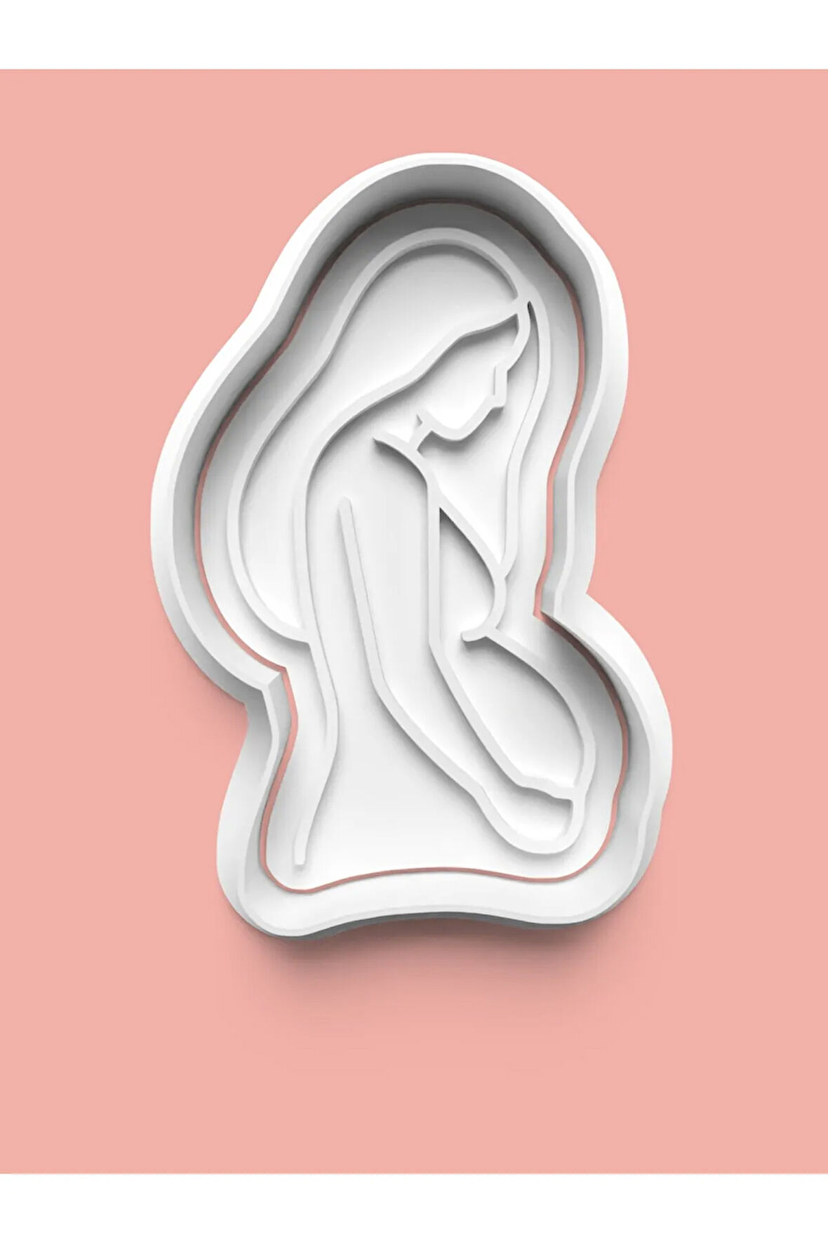 Hamile Kadın Kurabiye Kalıbı Ve Şeker Hamuru Kalıbı