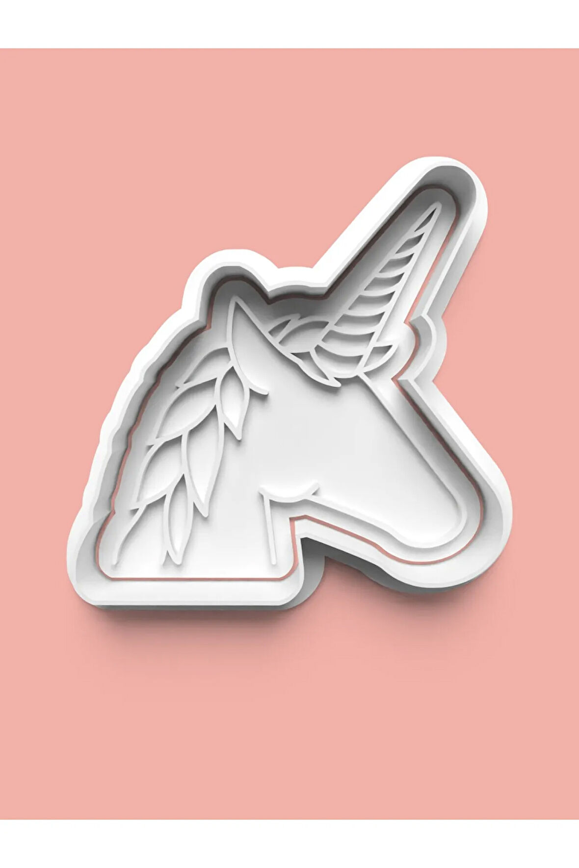 Masal Kahramanları Unicorns Kurabiye Kalıbı Ve Şeker Hamuru Kalıbı