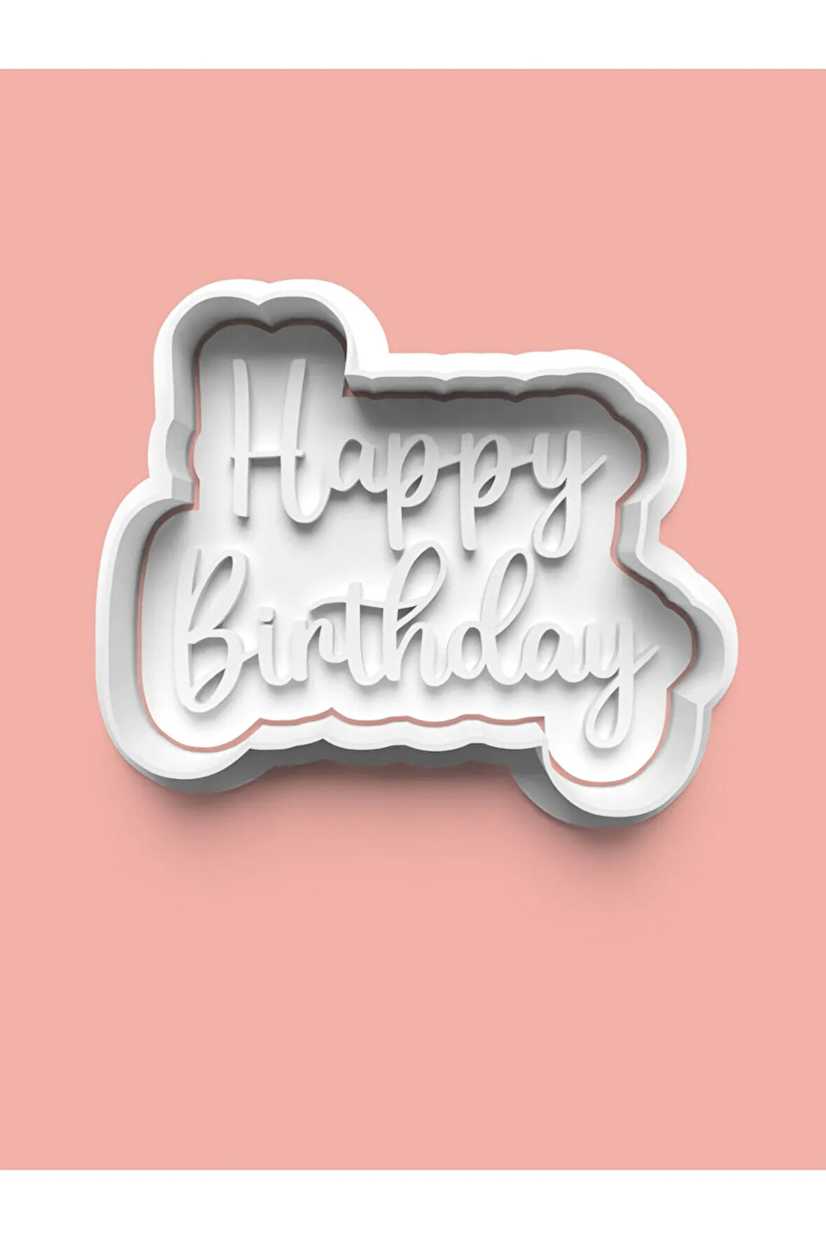 Happy Birthday Kurabiye Kalıbı Ve Şeker Hamuru Kalıbı