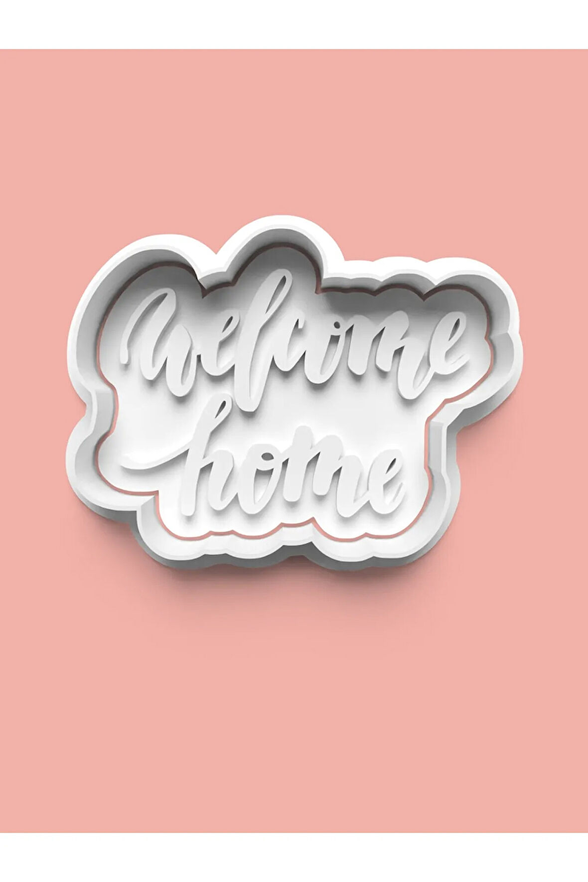 Welcome Home Kurabiye Kalıbı Ve Şeker Hamuru Kalıbı