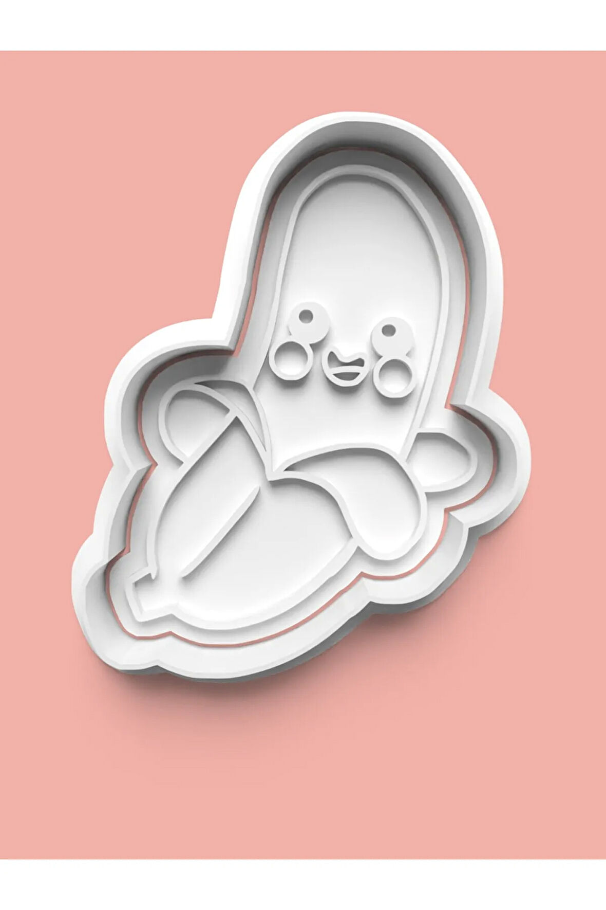 Muz Figürü Kurabiye Kalıbı Ve Şeker Hamuru Kalıbı 0427-1