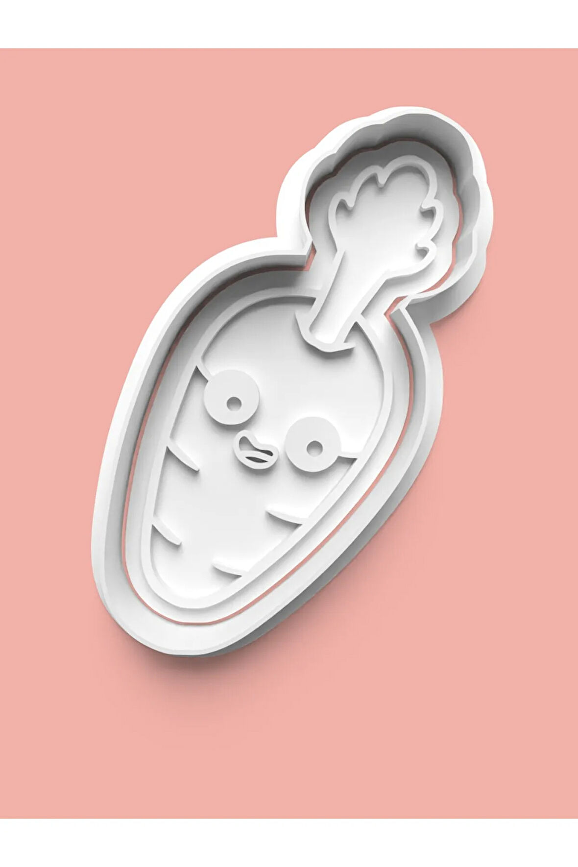 Sevimli Havuç Kurabiye Kalıbı Ve Şeker Hamuru Kalıbı 0427-3