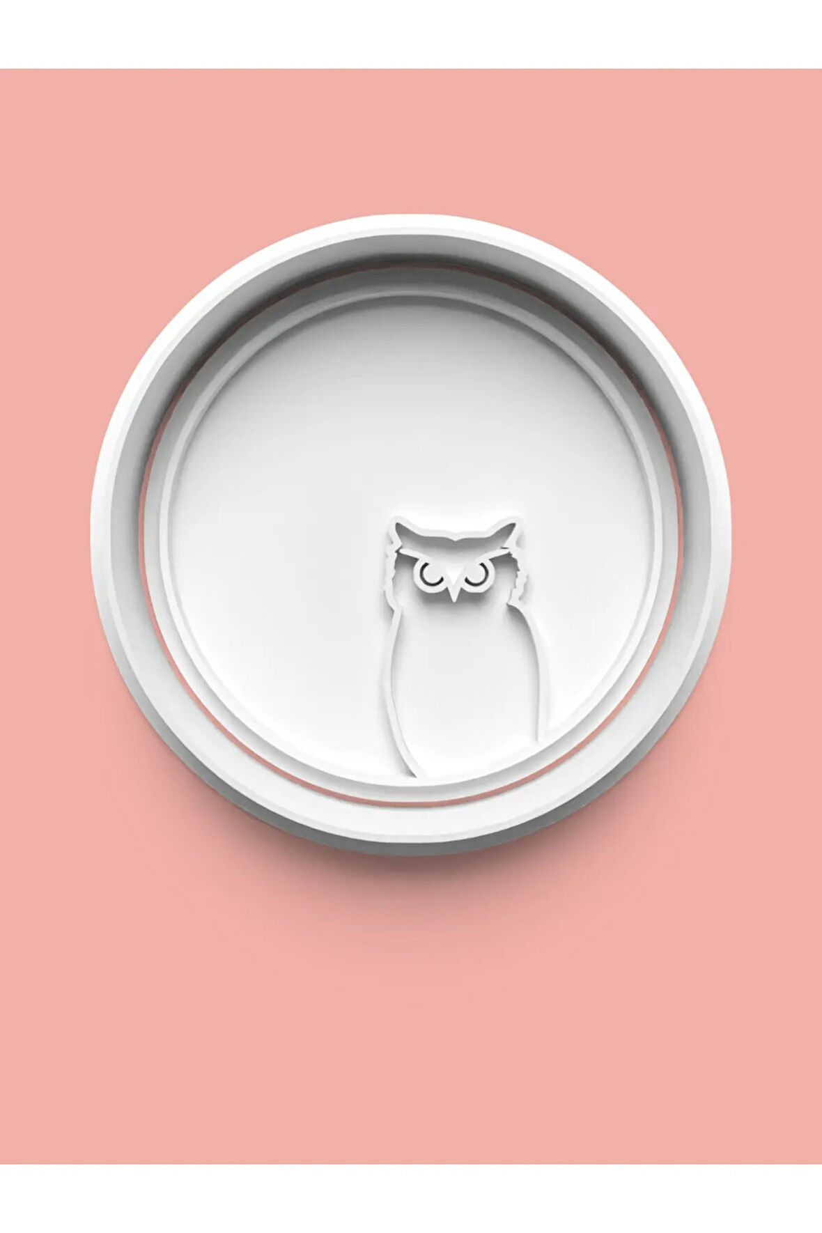 Baykuş Figürü Kurabiye Kalıbı Ve Şeker Hamuru Kalıbı 0434-2