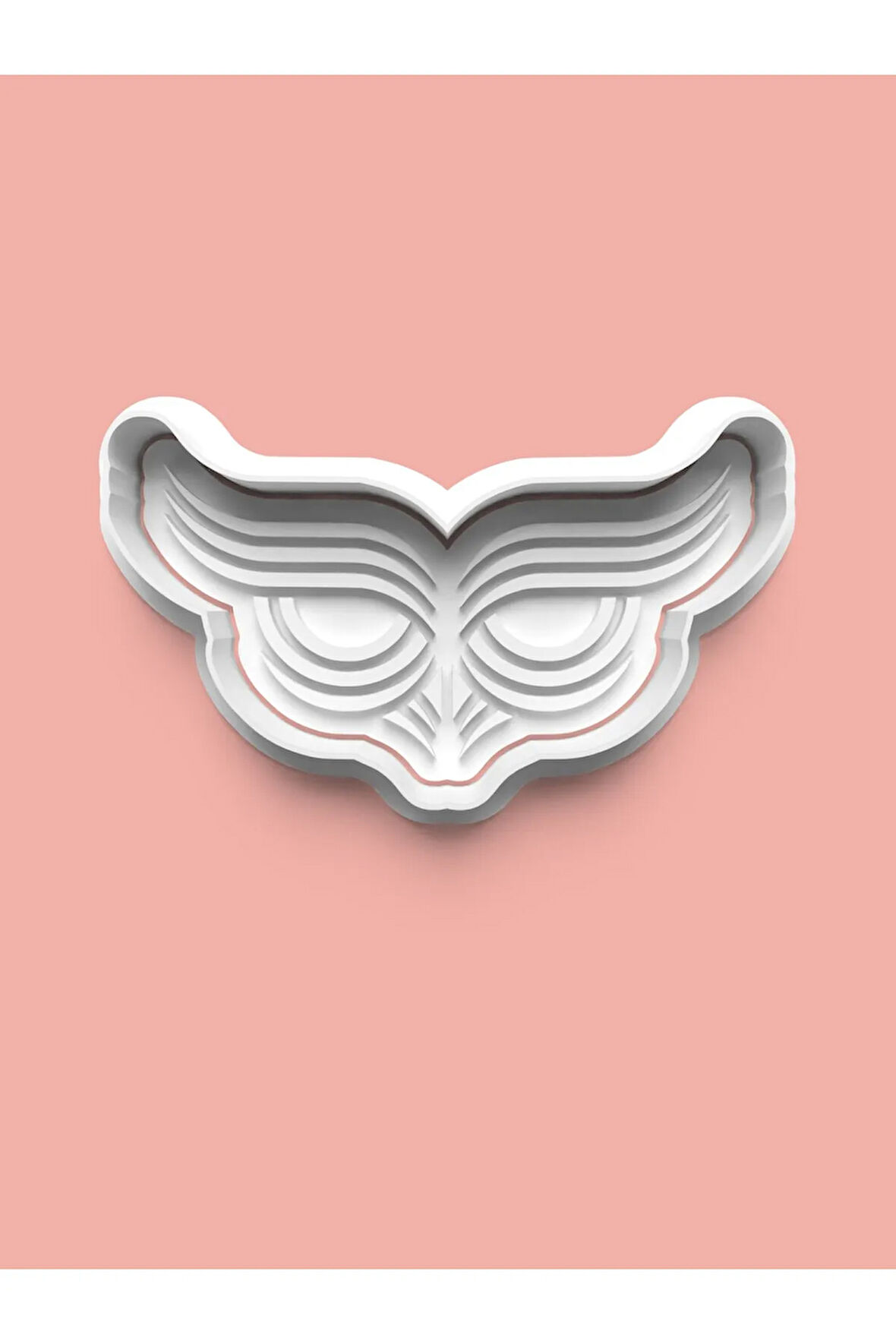 Baykuş Maskesi Kurabiye Kalıbı Ve Şeker Hamuru Kalıbı 0434-3