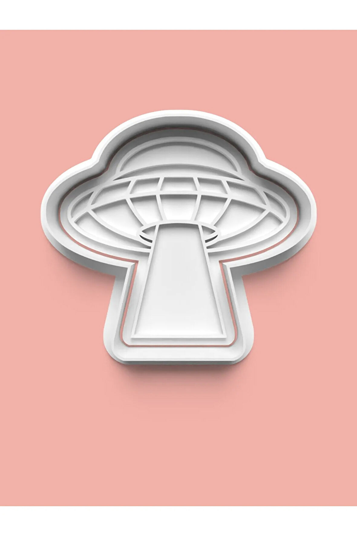 Uzay Gemisi Ufo Kurabiye Kalıbı Ve Şeker Hamuru Kalıbı 0435-1