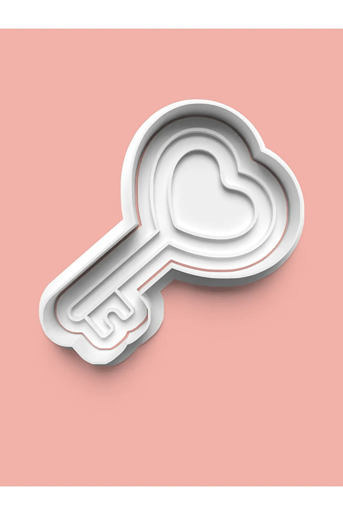 Aşk Anahtarı Nişan Kurabiye Kalıbı Ve Şeker Hamuru Kalıbı