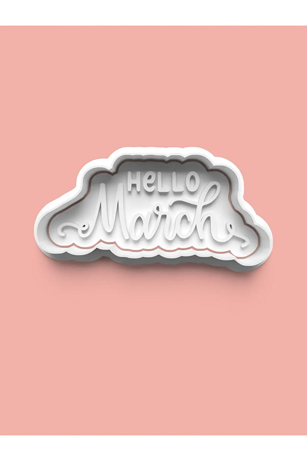 March Kurabiye Kalıbı Ve Şeker Hamuru Kalıbı 0538-3