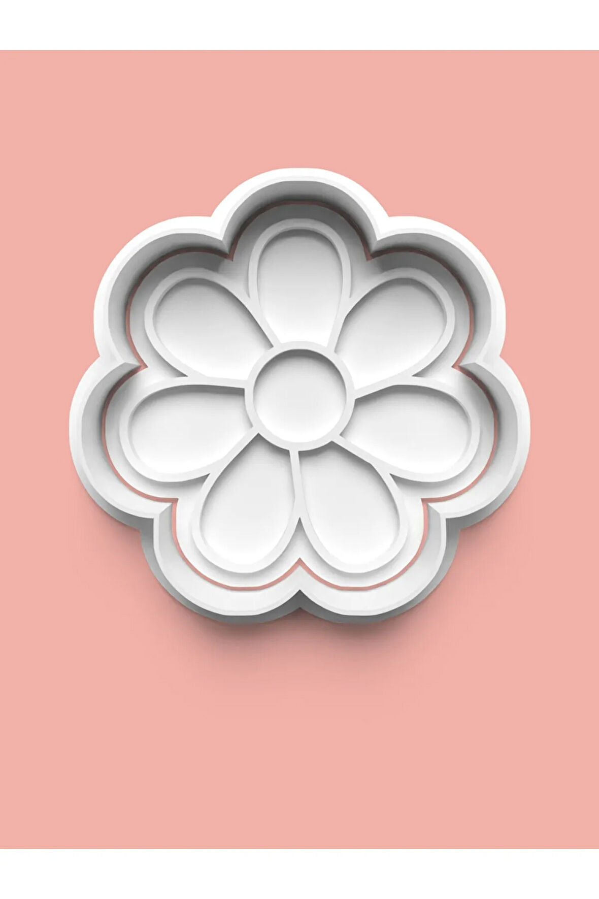 Papatya Kurabiye Kalıbı Ve Şeker Hamuru Kalıbı