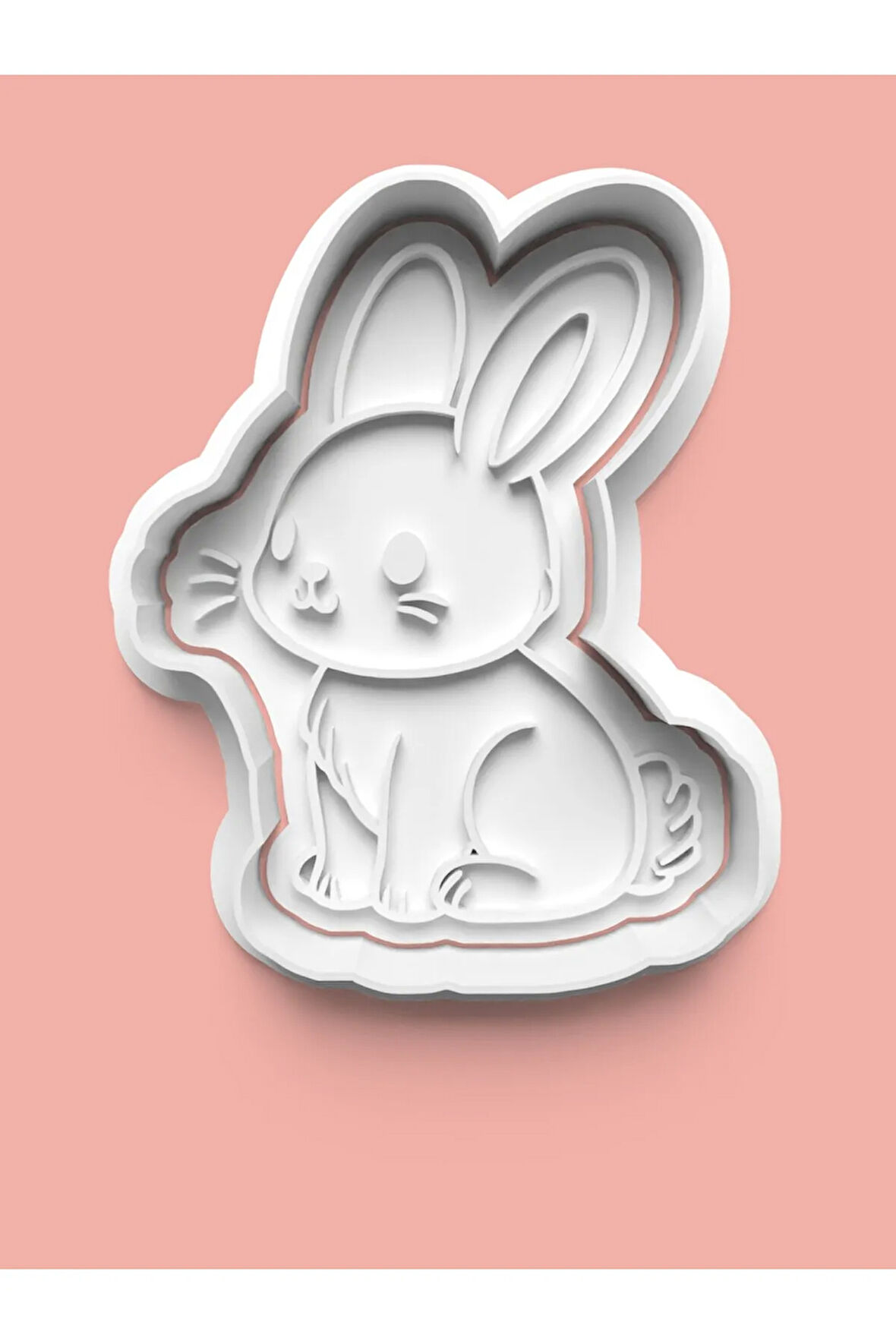 Tavşan Figürü Kurabiye Kalıbı Ve Şeker Hamuru Kalıbı