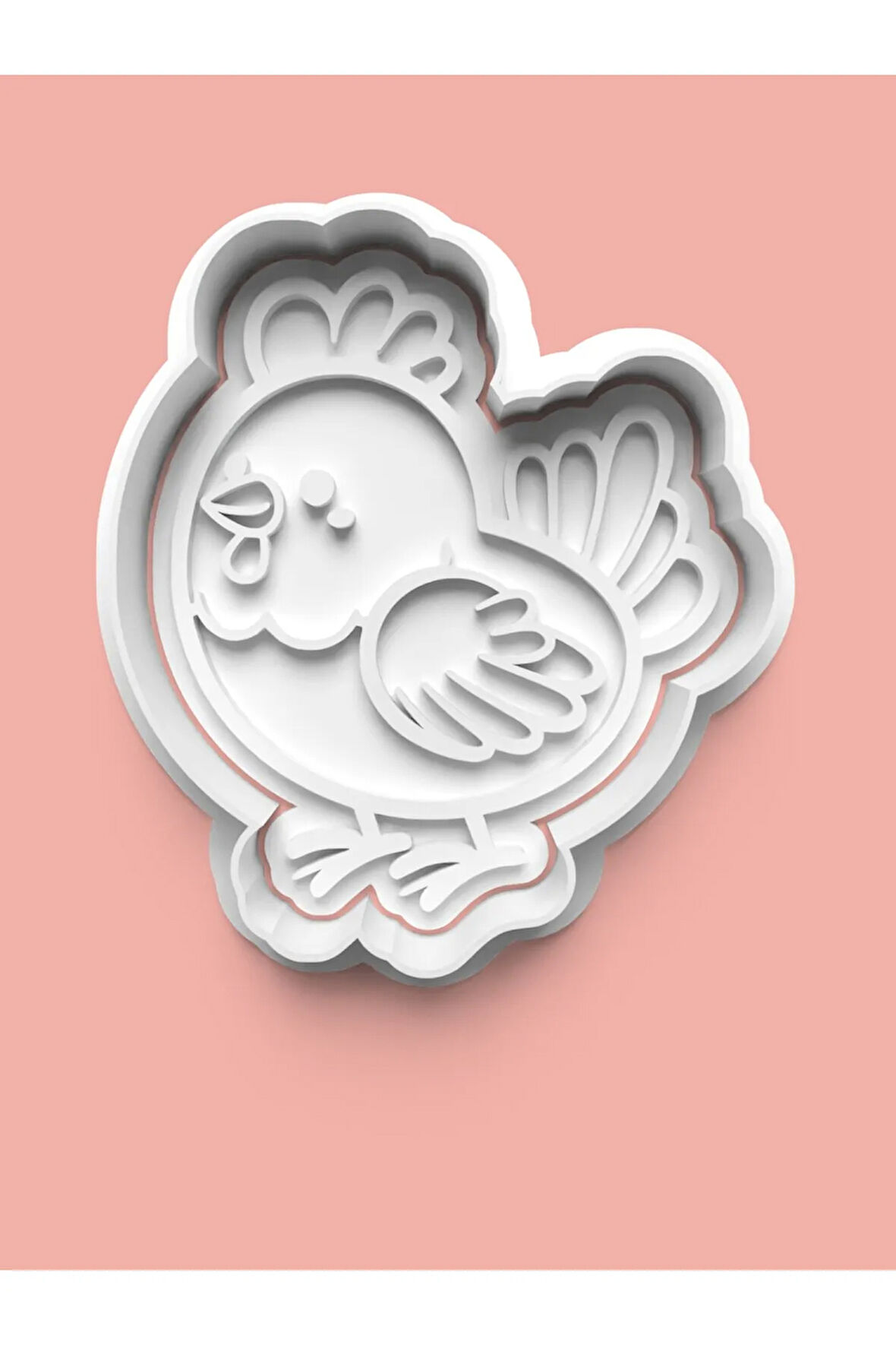 Tavuk Figürü Kurabiye Kalıbı Ve Şeker Hamuru Kalıbı