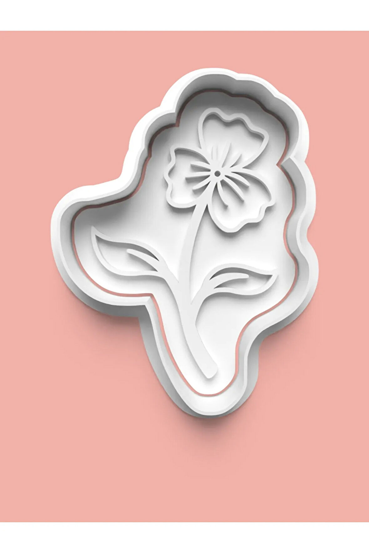 Bahar Çiçeği 3.model Kurabiye Kalıbı Ve Şeker Hamuru Kalıbı