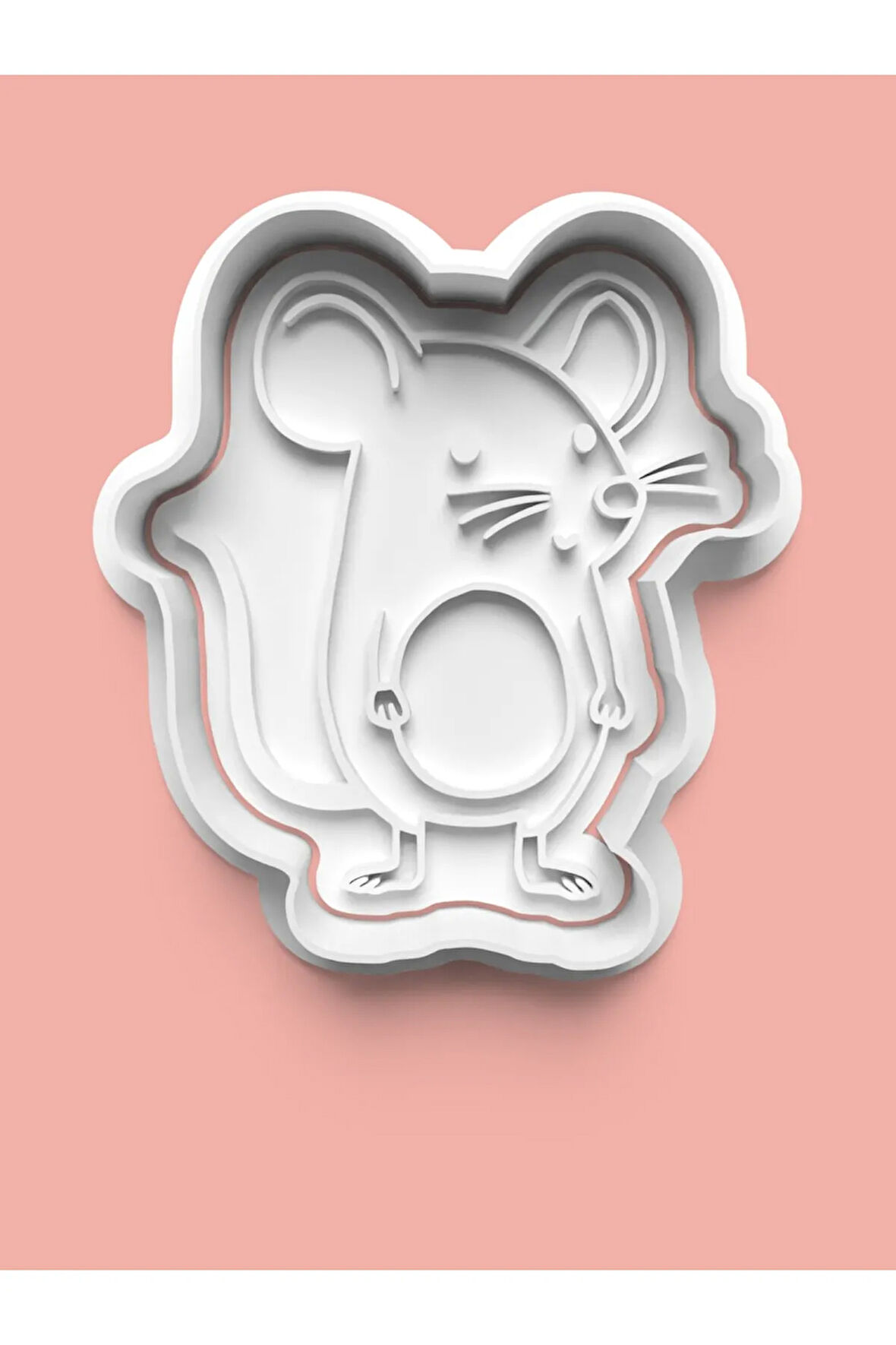 Fare Figürü Kurabiye Kalıbı Ve Şeker Hamuru Kalıbı