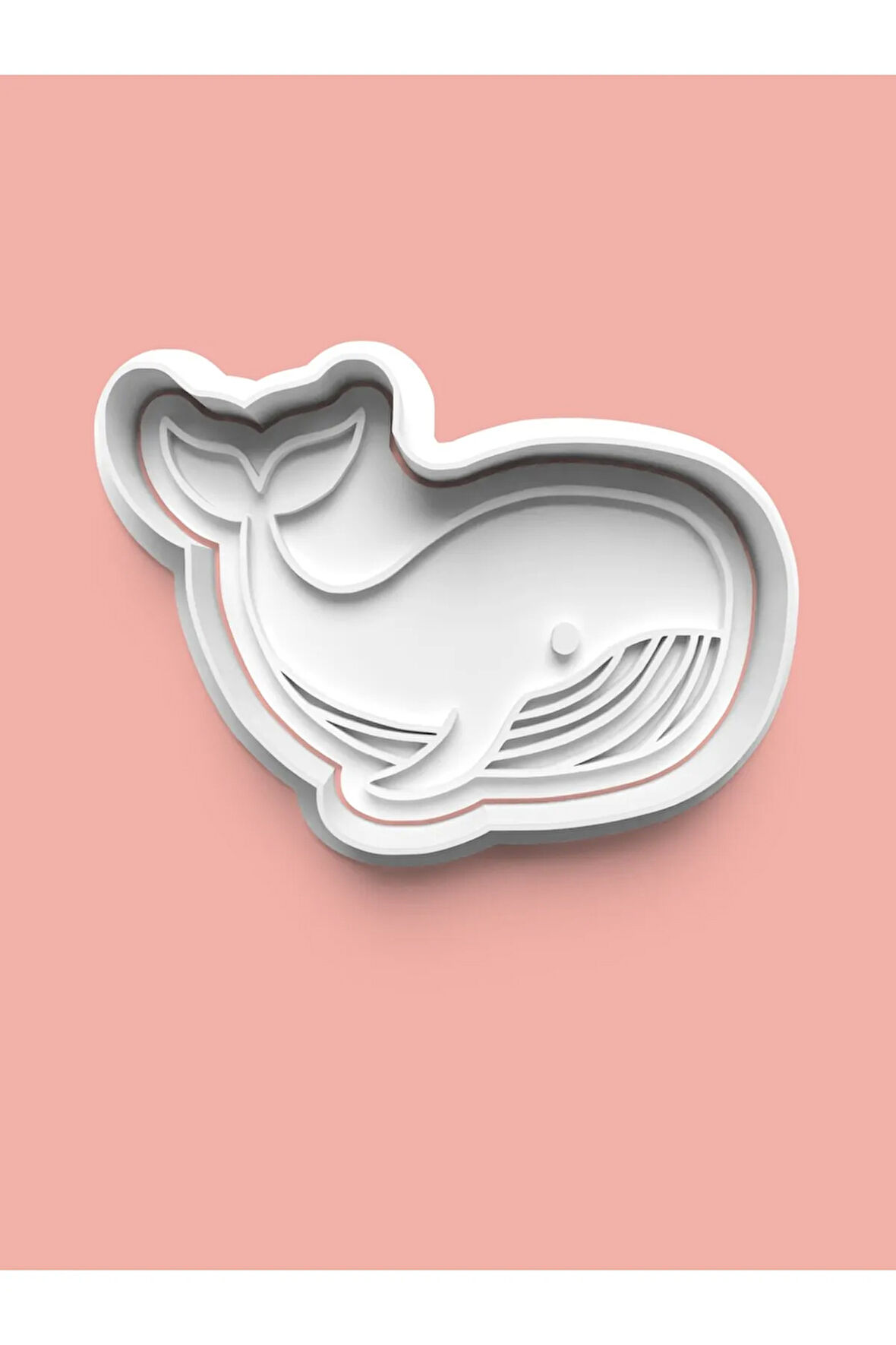 Balina Figürü Kurabiye Kalıbı Ve Şeker Hamuru Kalıbı