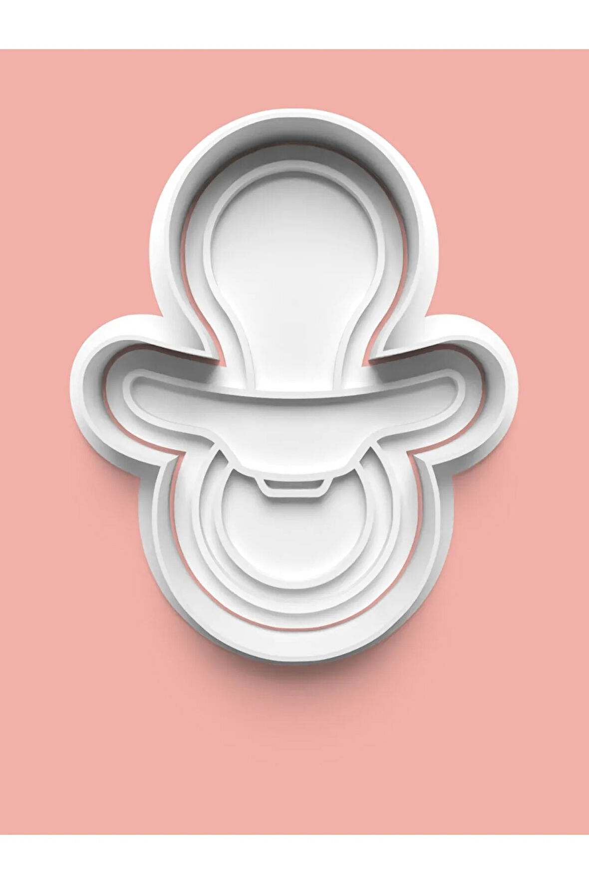 Bebek Emzik Kurabiye Kalıbı Ve Şeker Hamuru Kalıbı