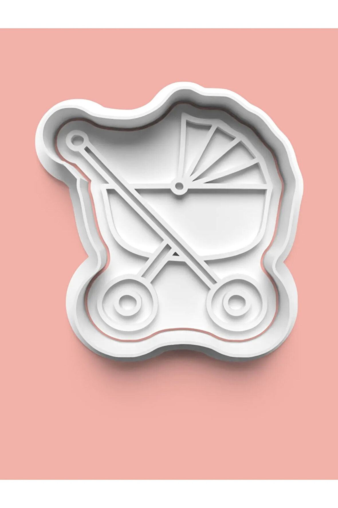 Bebek Arabası Kurabiye Kalıbı Ve Şeker Hamuru Kalıbı