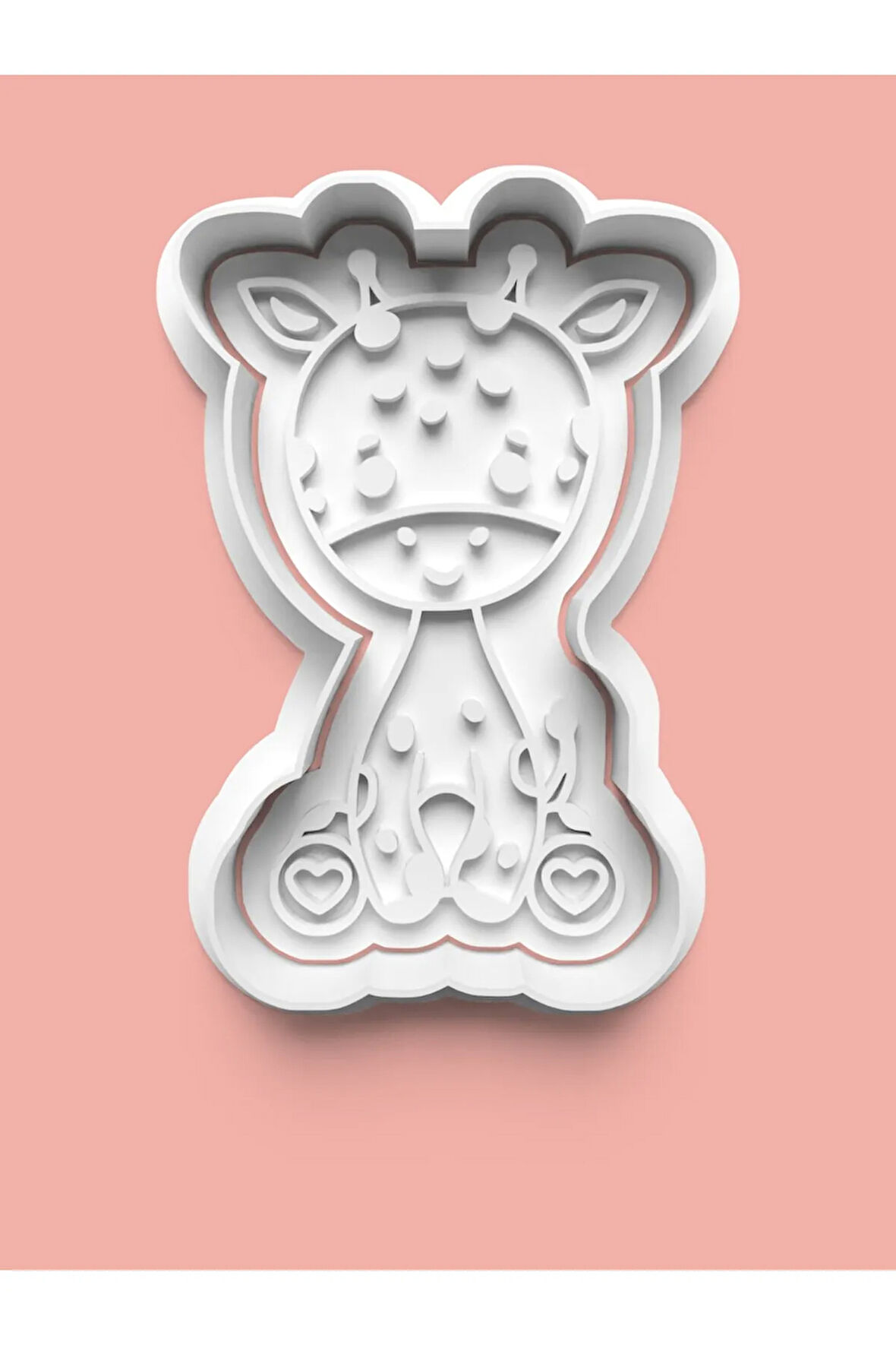 Yavru Zurafa Kurabiye Kalıbı Ve Şeker Hamuru Kalıbı