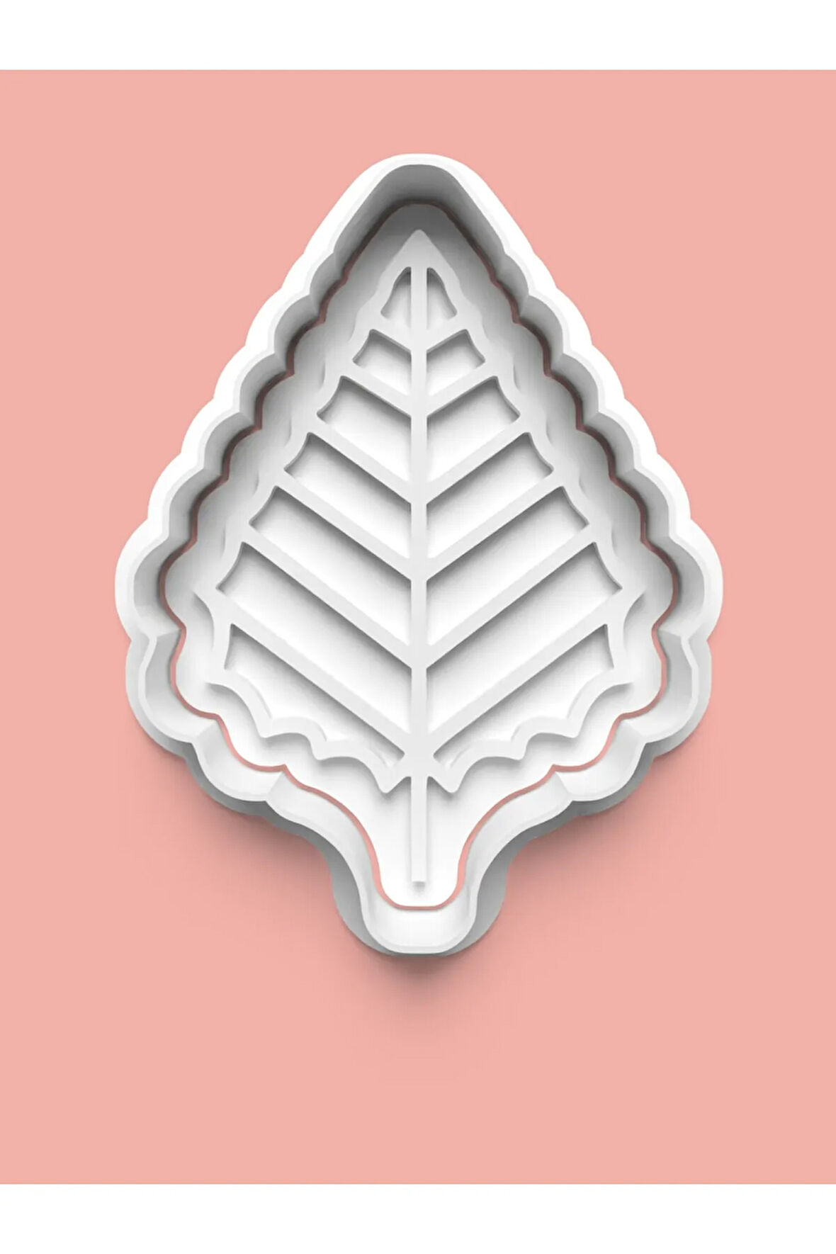 Yaprak Figürü Kurabiye Kalıbı Ve Şeker Hamuru Kalıbı