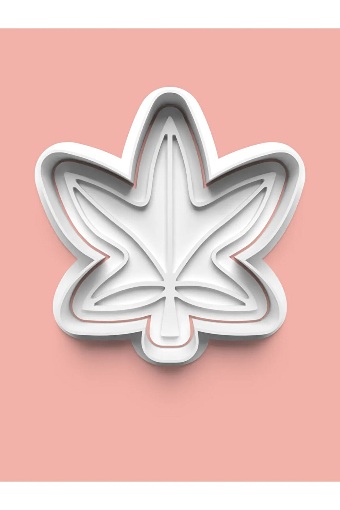 Yaprak Figürü Kurabiye Kalıbı Ve Şeker Hamuru Kalıbı