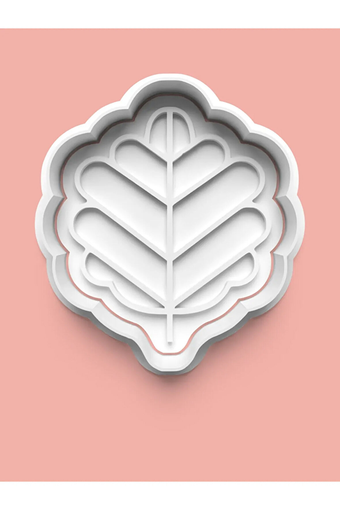 Yaprak Figürü Kurabiye Kalıbı Ve Şeker Hamuru Kalıbı