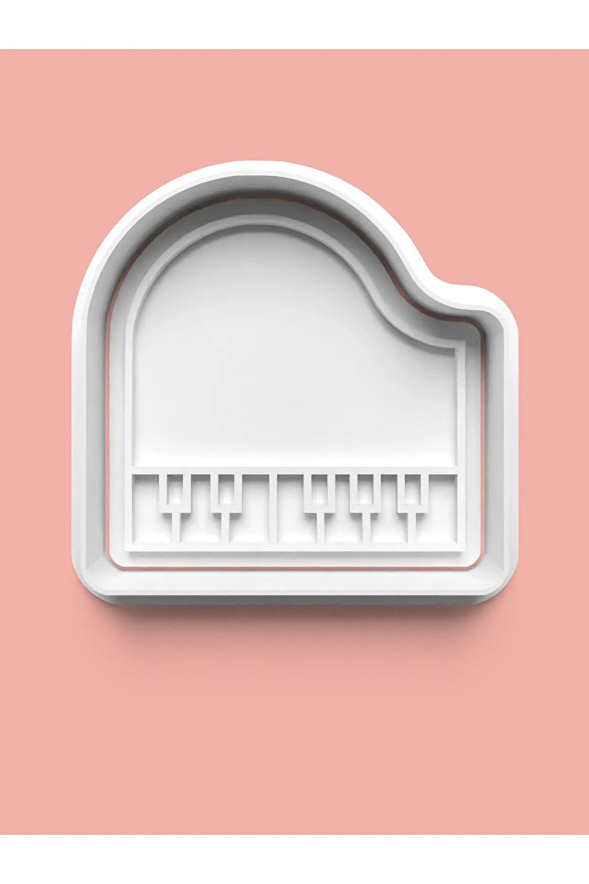 Piano Figürü Kurabiye Kalıbı Ve Şeker Hamuru Kalıbı