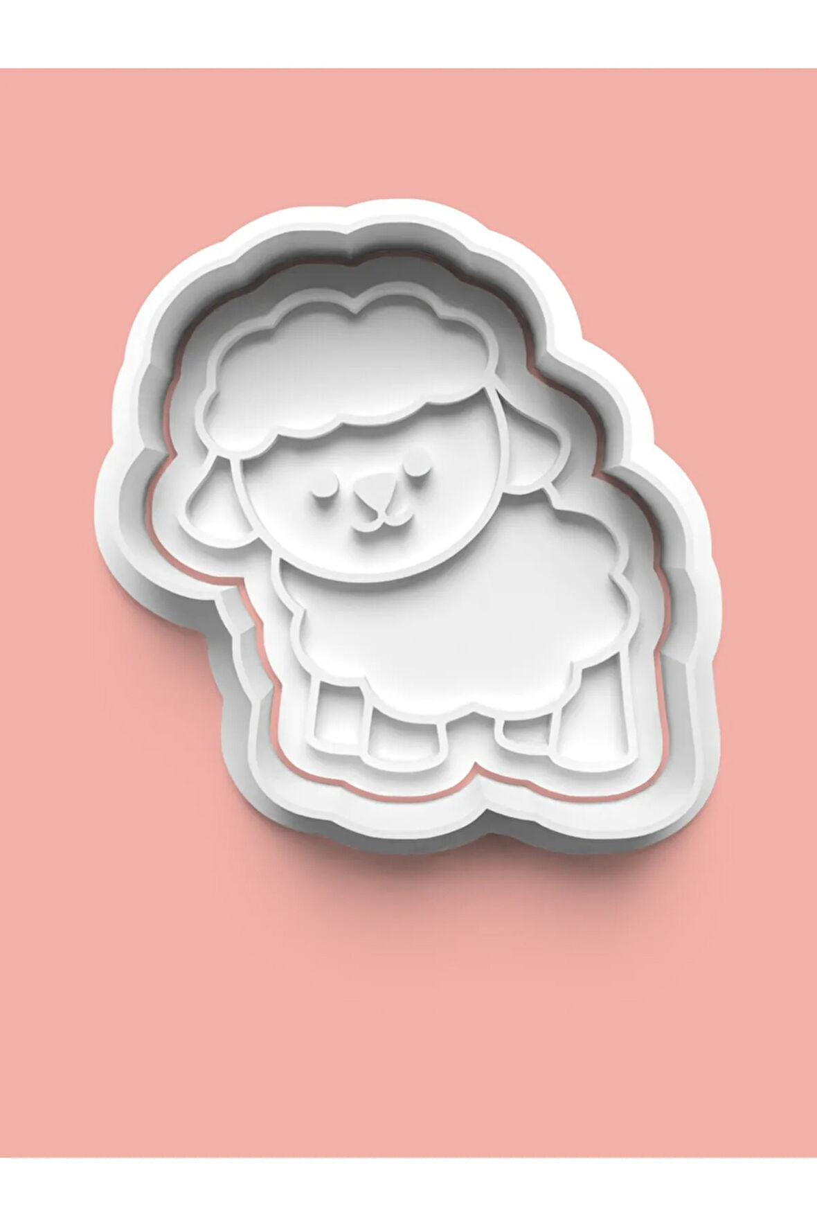 Kuzu Figürü Kurabiye Kalıbı Ve Şeker Hamuru Kalıbı