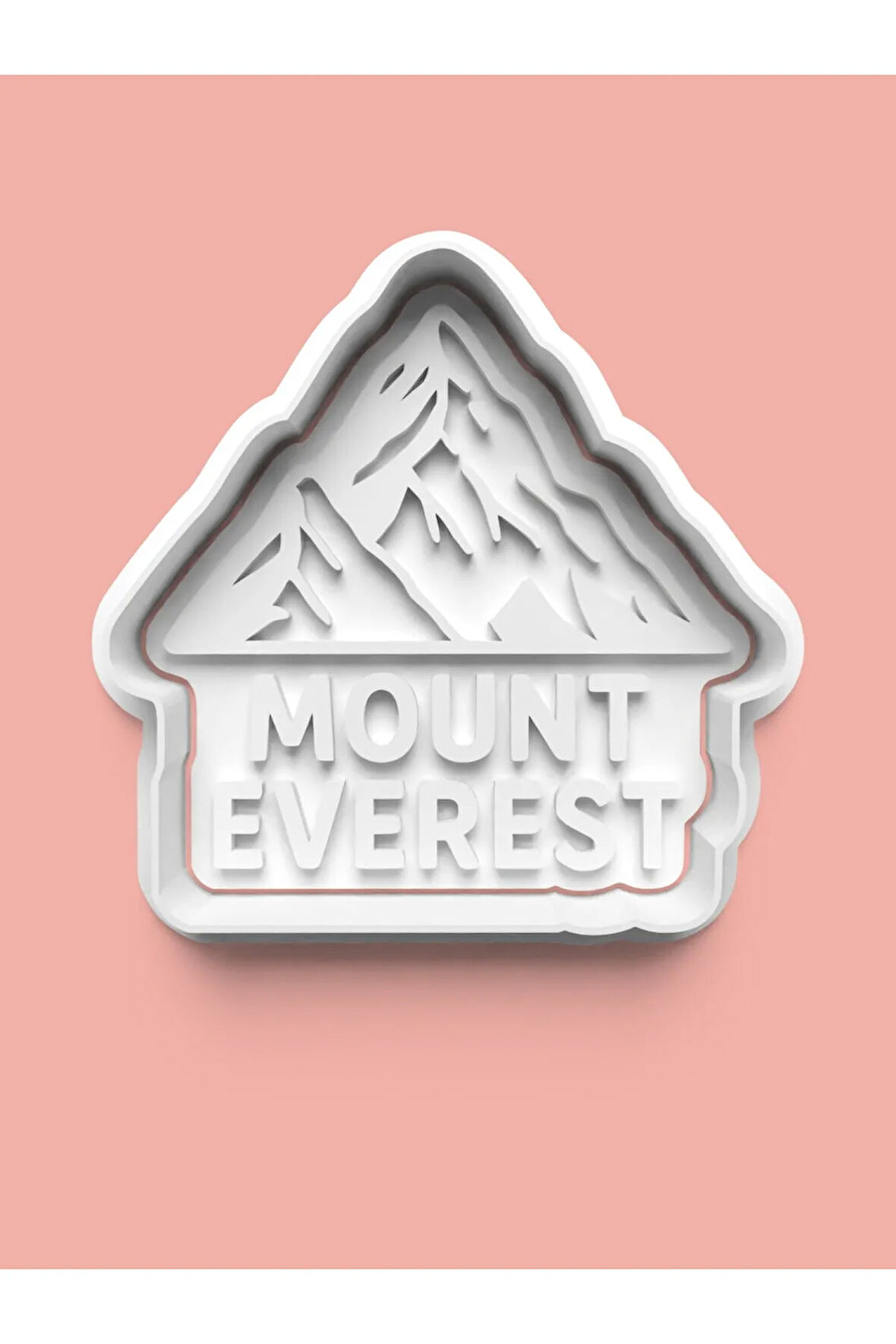 Everest Dağ Figürü Kurabiye Kalıbı Ve Şeker Hamuru Kalıbı