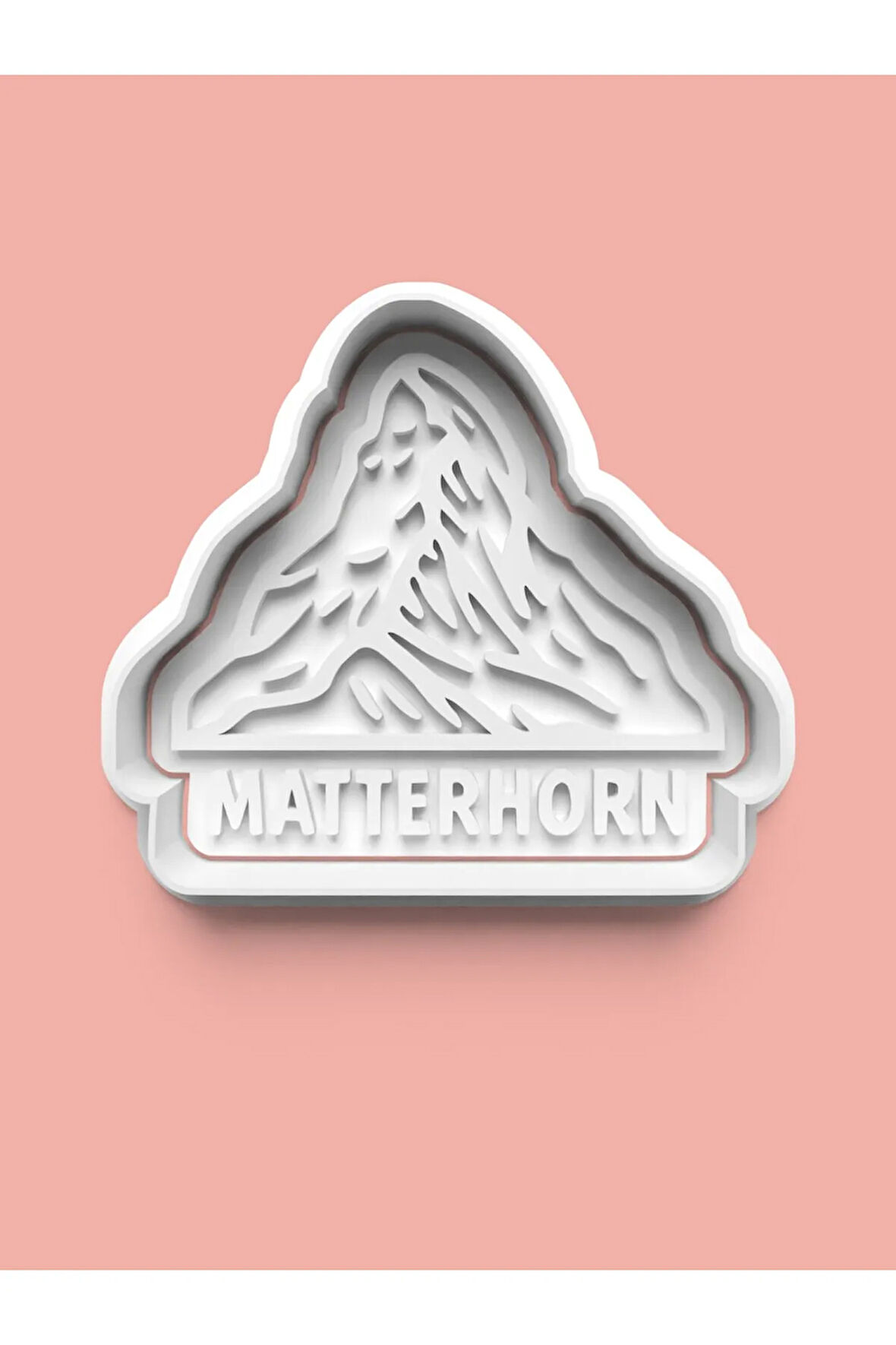 Matterhorn Dağ Figürü Kurabiye Kalıbı Ve Şeker Hamuru Kalıbı