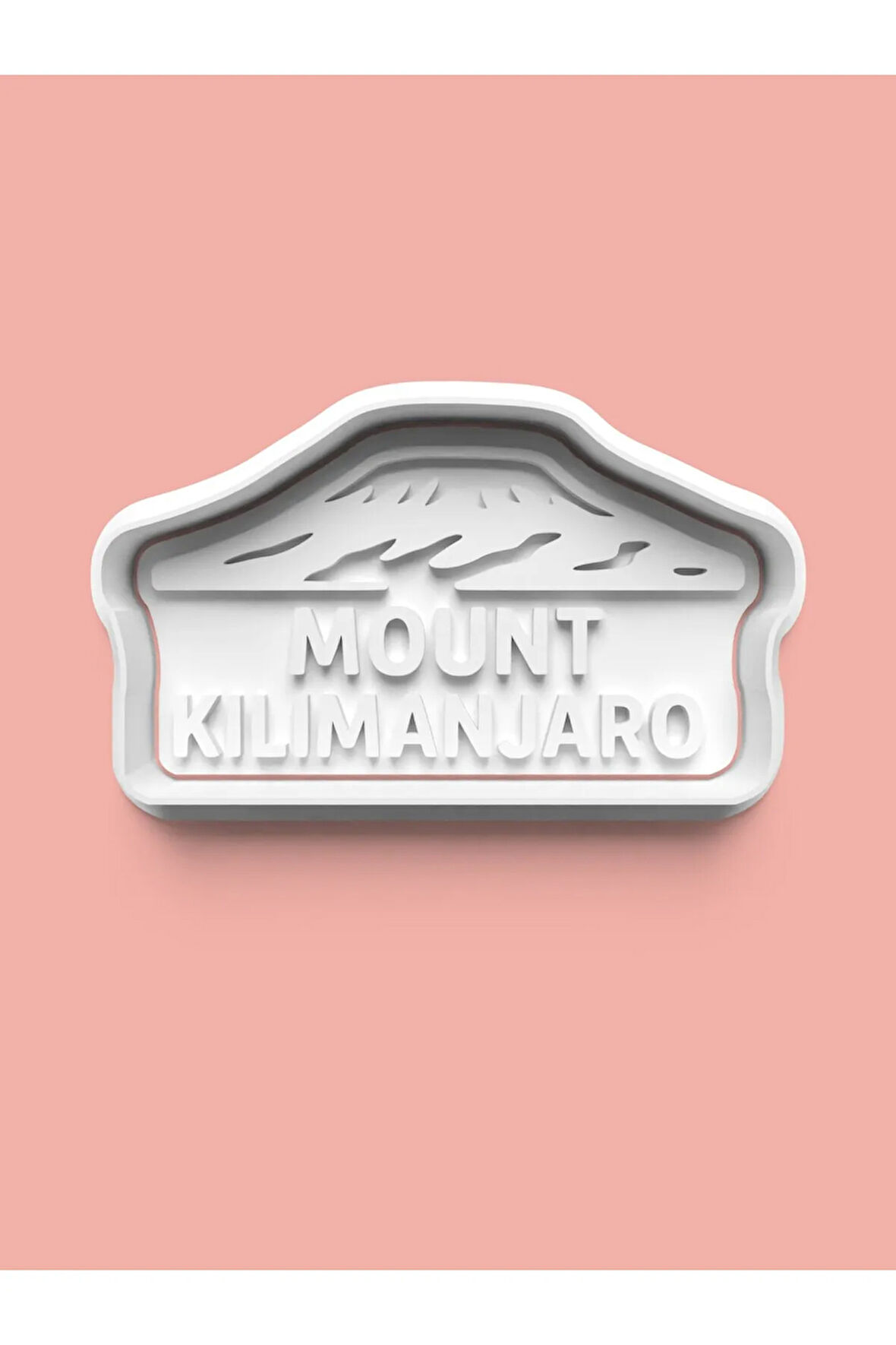 Kilimanjaro Dağ Figürü Kurabiye Kalıbı Ve Şeker Hamuru Kalıbı