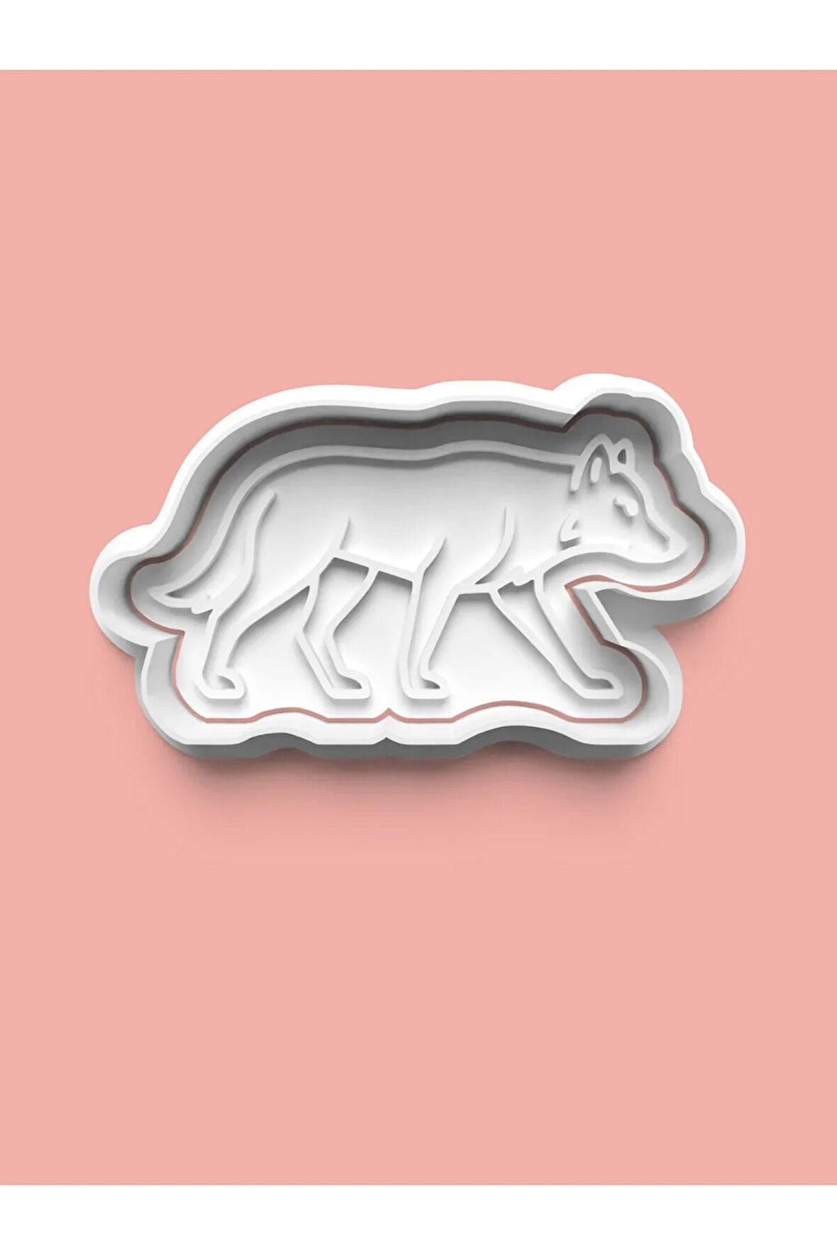 Kurt Figürü Kurabiye Kalıbı Ve Şeker Hamuru Kalıbı