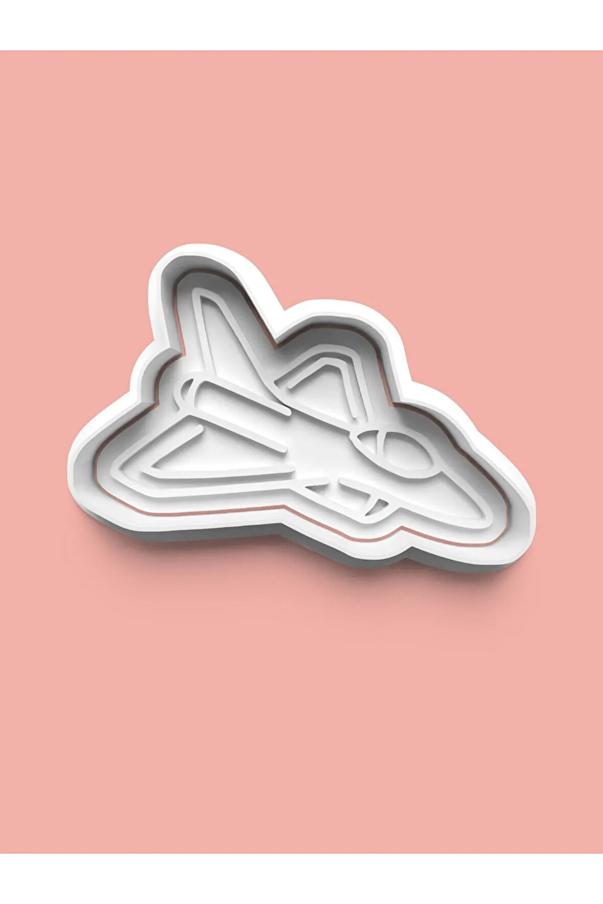 Savaş Uçağı Kurabiye Kalıbı Ve Şeker Hamuru Kalıbı