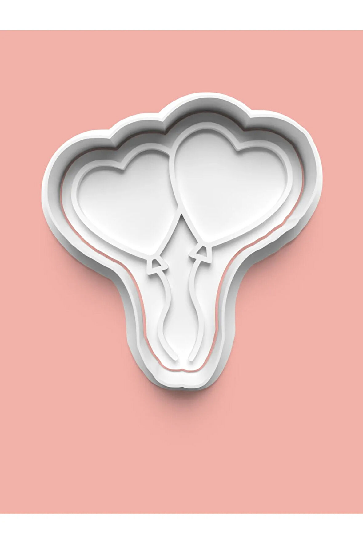 Kalpli Balonlar Kurabiye Kalıbı Ve Şeker Hamuru Kalıbı