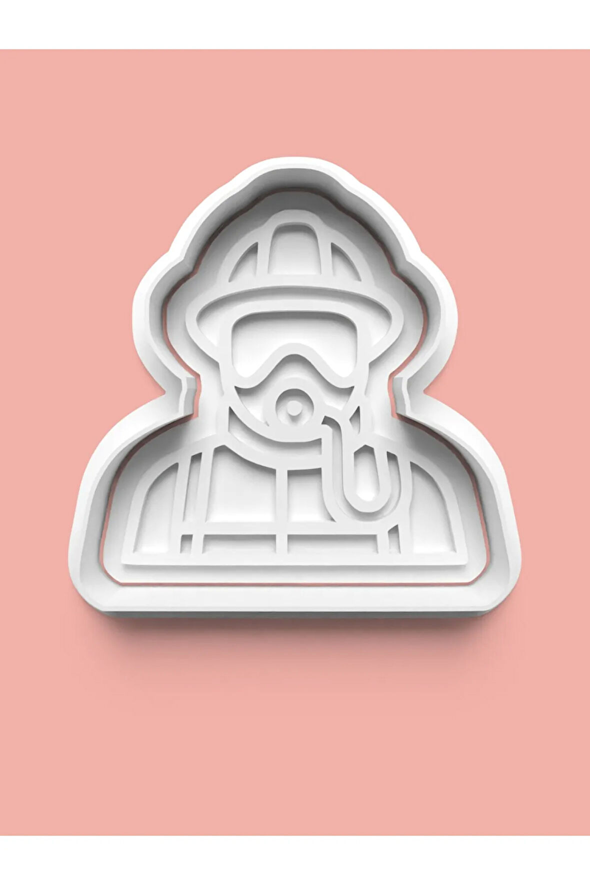 İtfaiye Eri Kurabiye Kalıbı Ve Şeker Hamuru Kalıbı