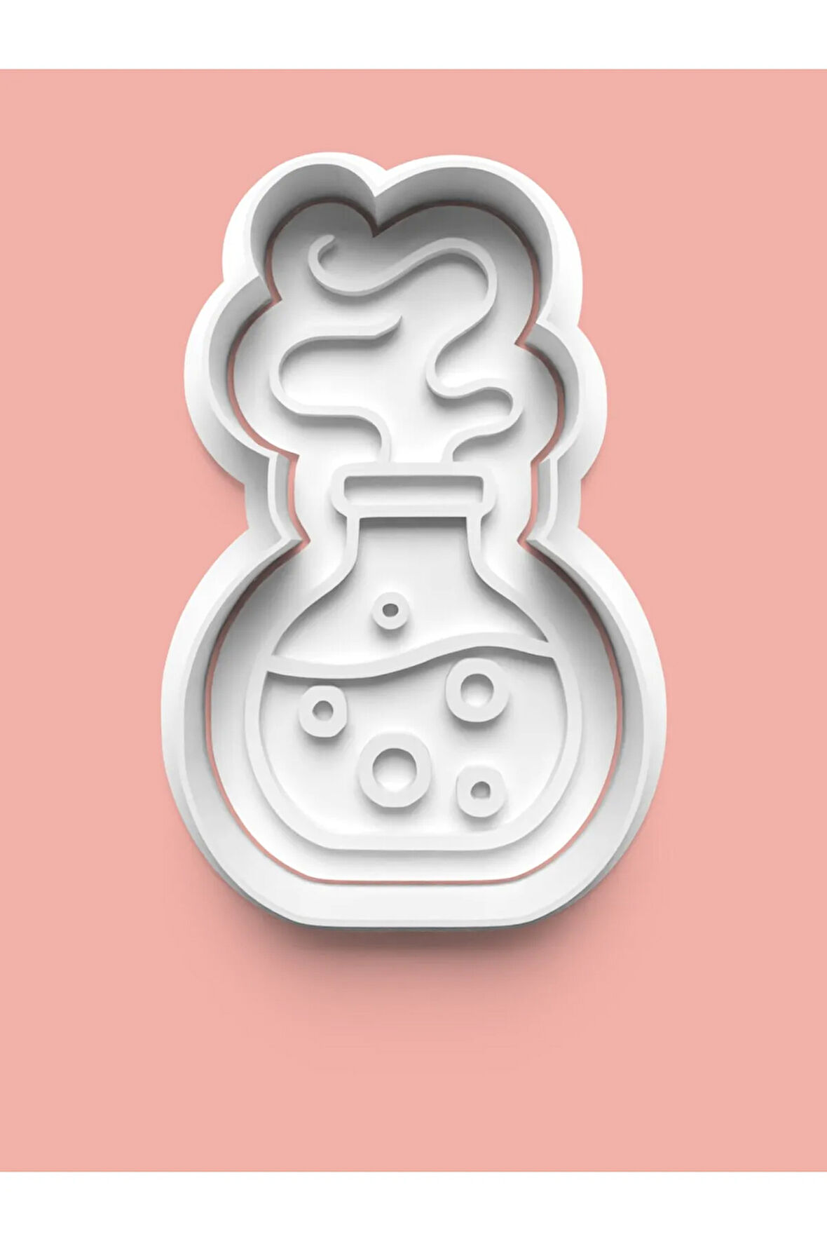 Sihirli İksir Şişesi Kurabiye Kalıbı Ve Şeker Hamuru Kalıbı