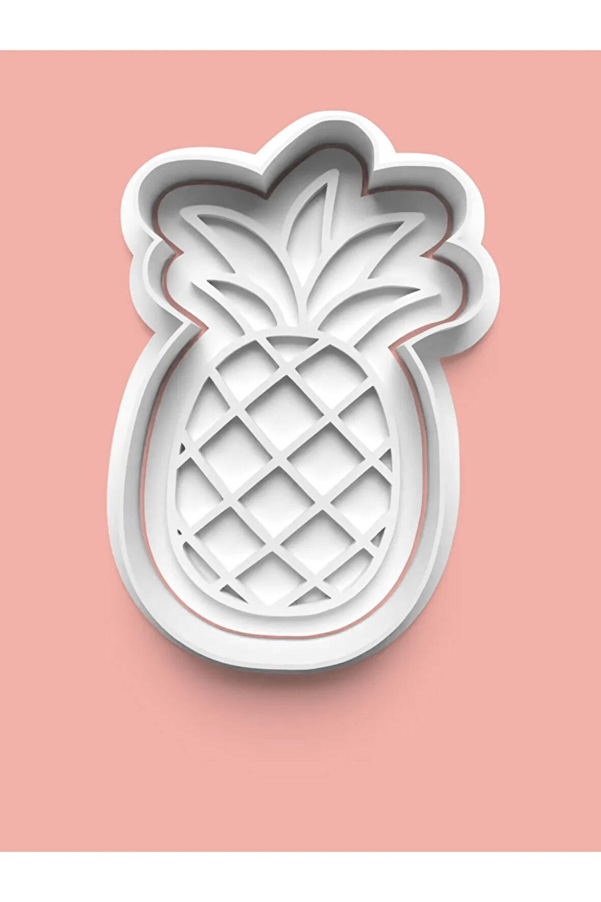 Ananas Meyvesi Kurabiye Kalıbı Ve Şeker Hamuru Kalıbı